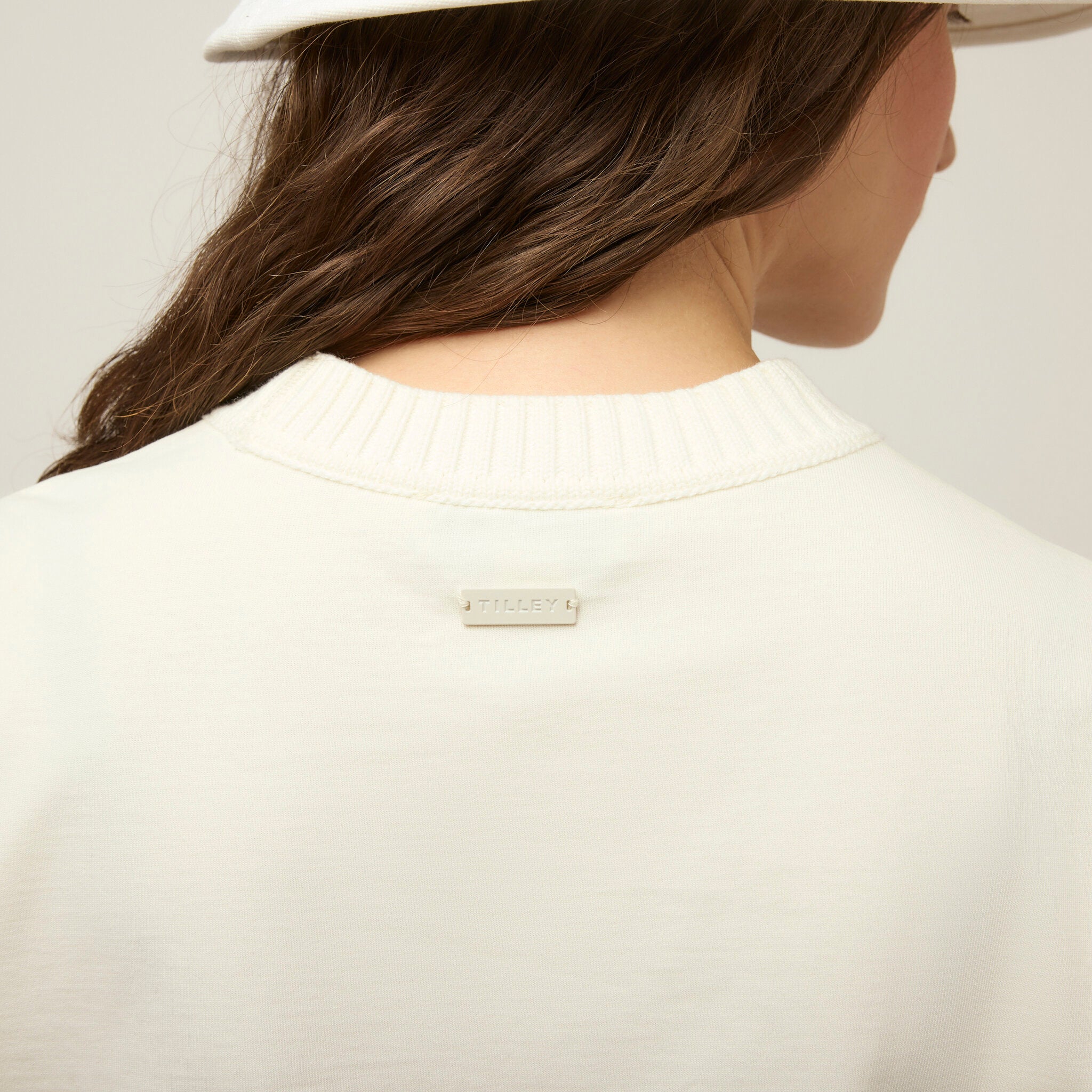 Tilley Rib Neckline Cropped T 恤 產品細節圖 4
