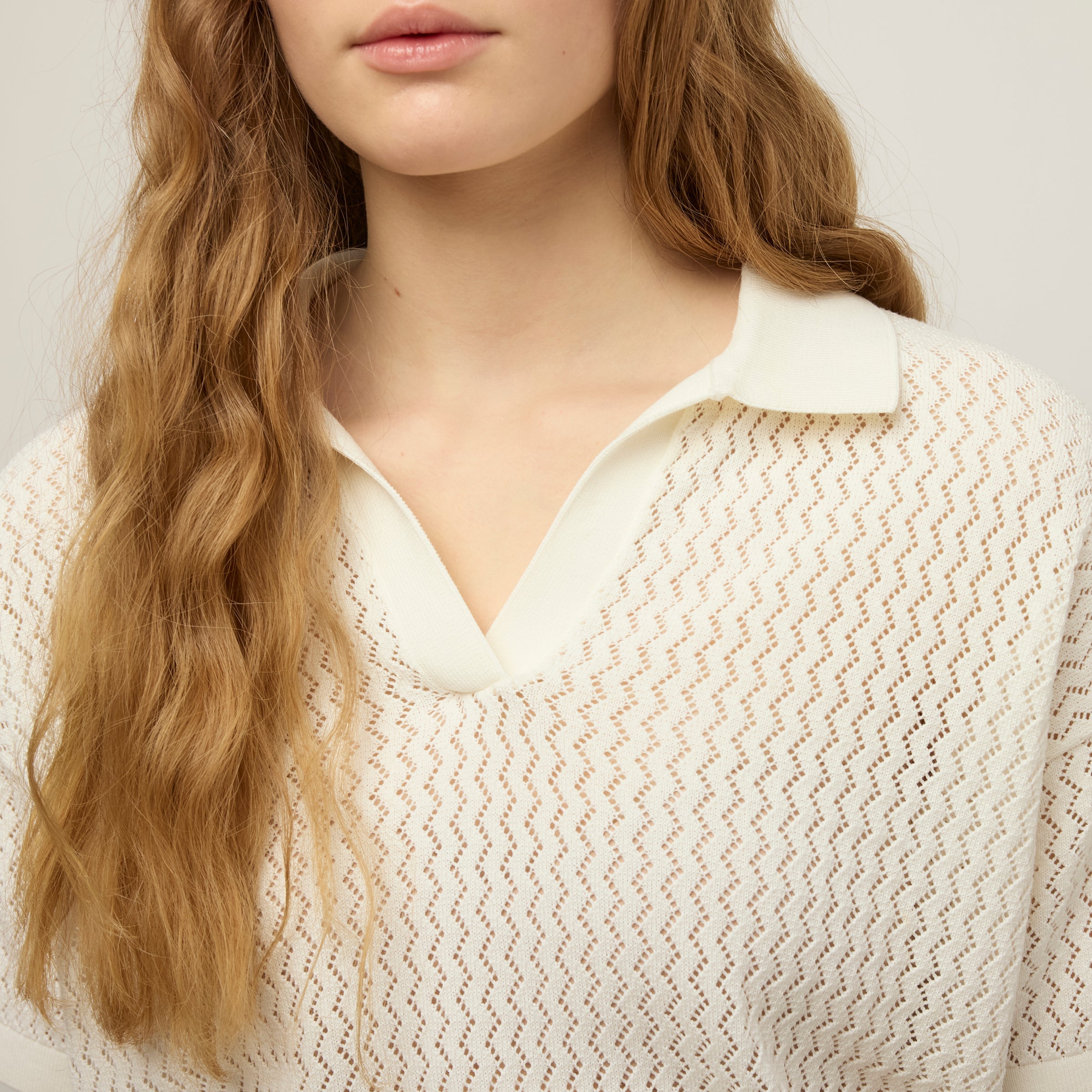 Tilley Open Knit 短袖 Polo 恤 產品細節圖 4