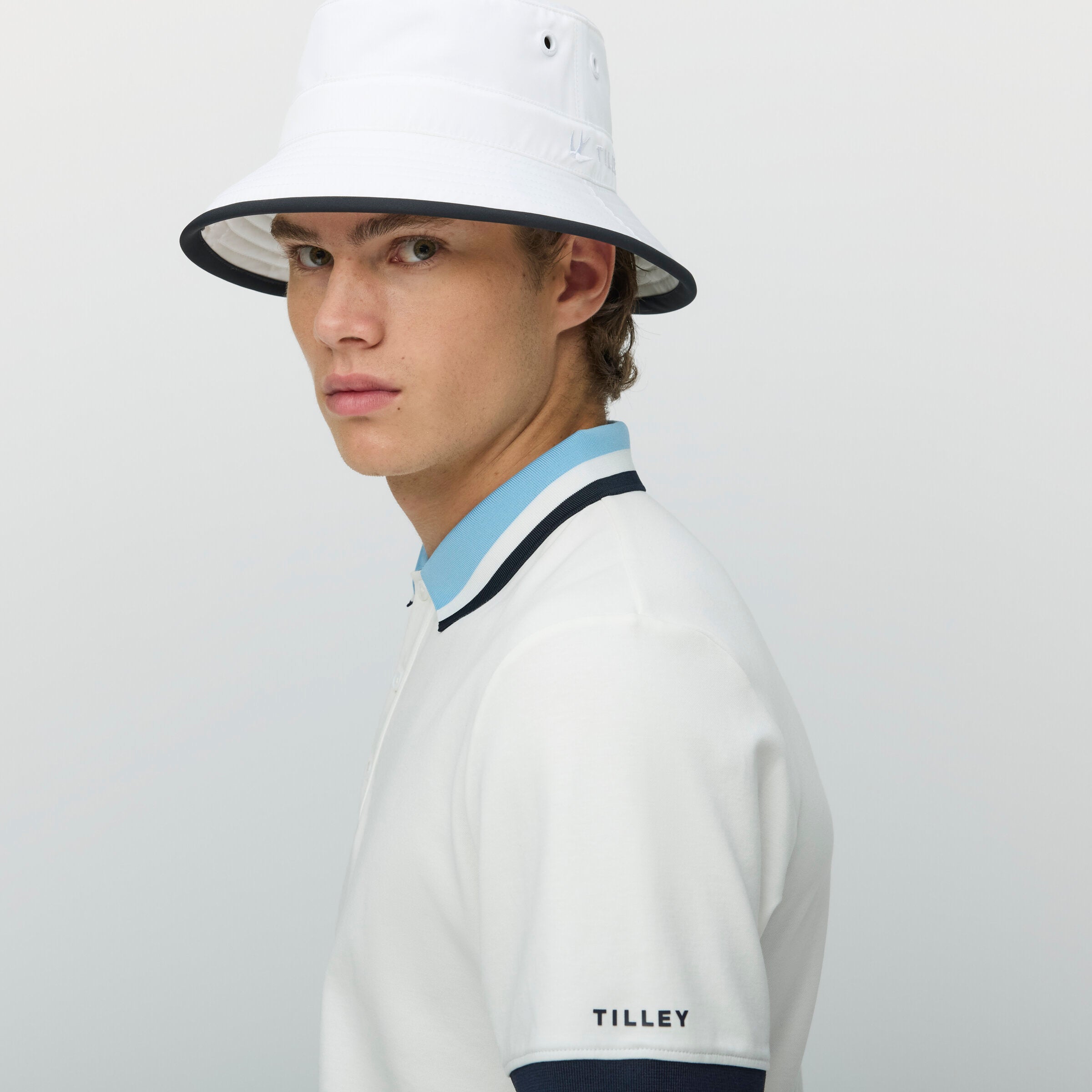 Tilley Supima Pique Stripe Polo 恤 產品細節圖 4