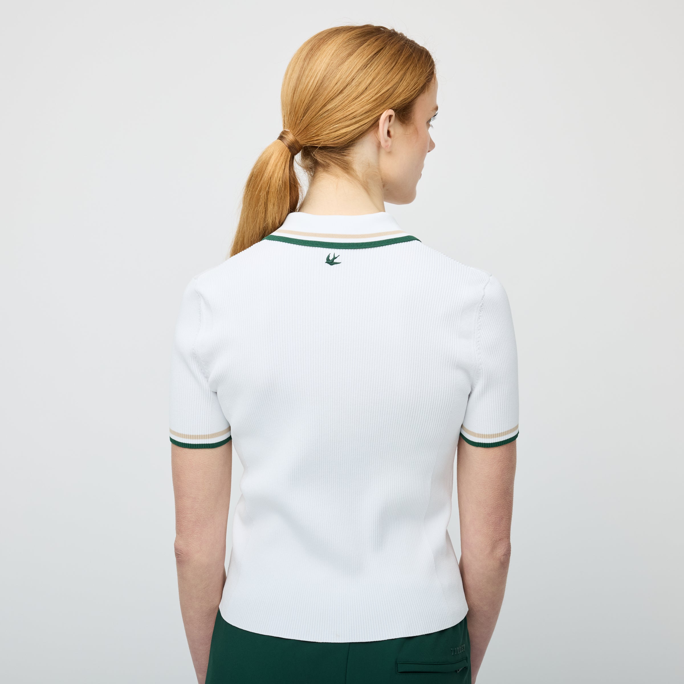Tilley Stripe Zip Polo 恤 產品細節圖 4