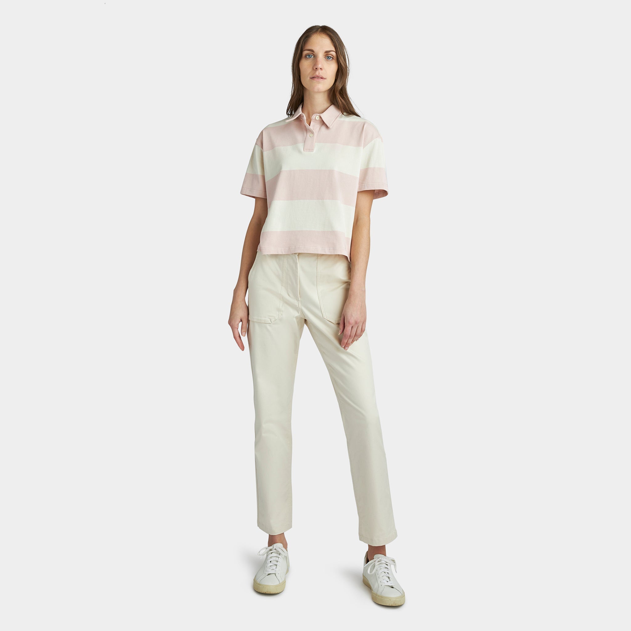 Tilley Stripe Marine Cropped Polo 恤 產品細節圖 5