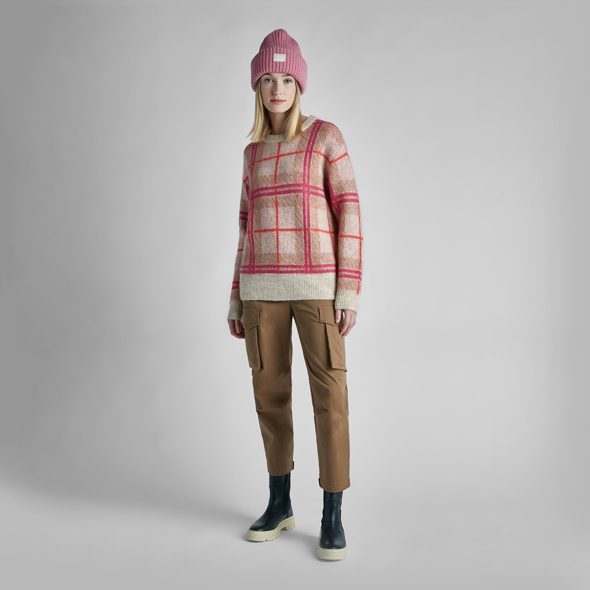 Tilley Plaid Mohair 毛衣 產品細節圖 5