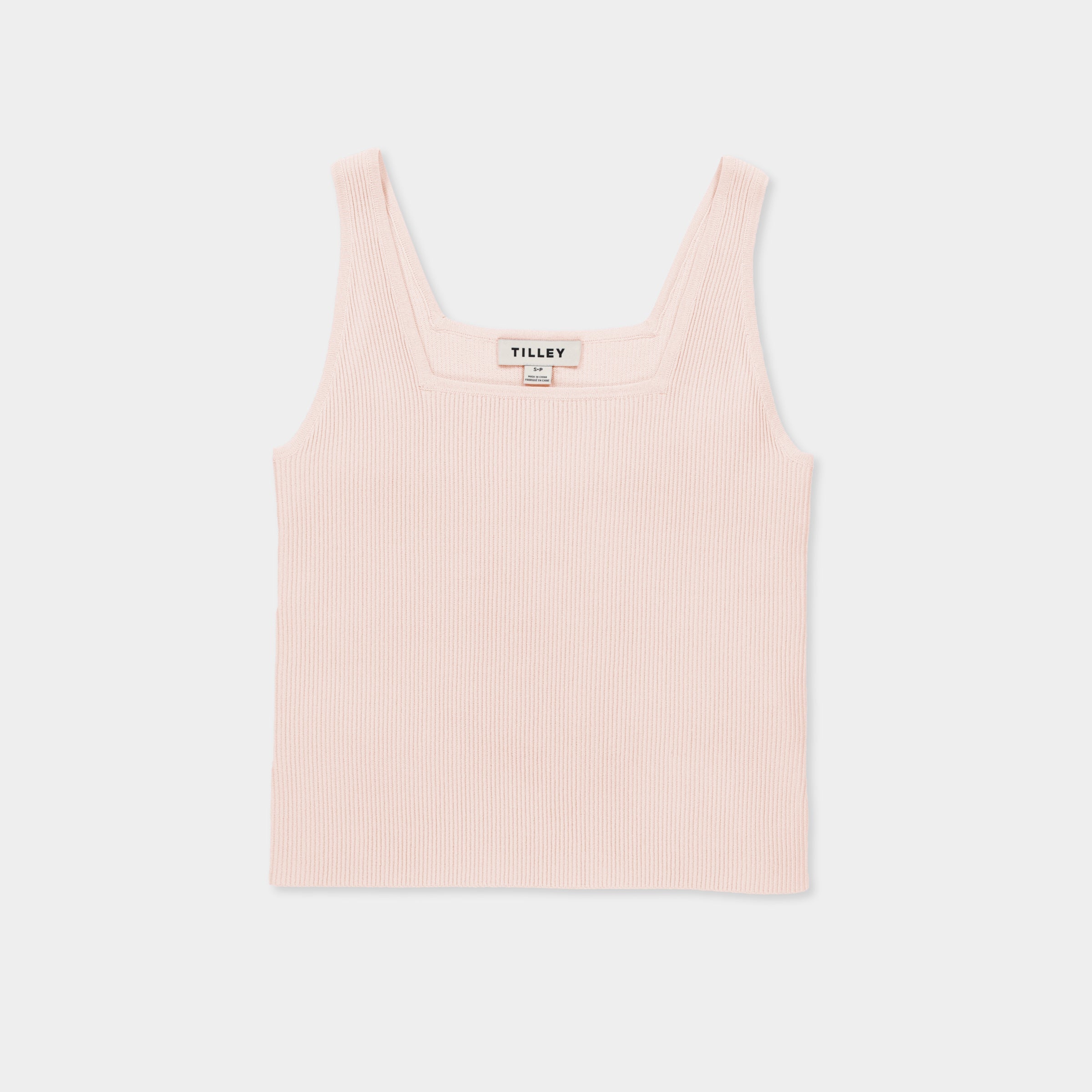 Tilley Square Neck Rib Shell 上衣 產品細節圖 5