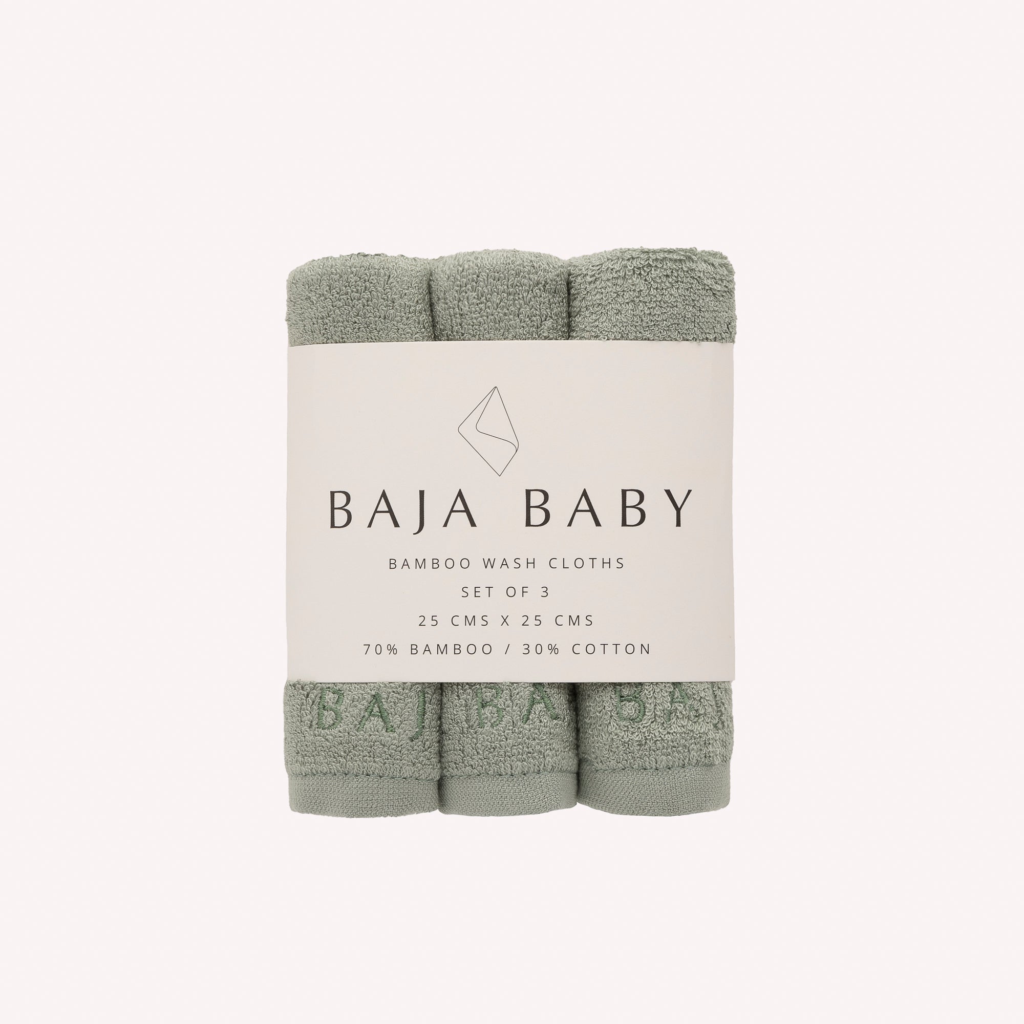 Baja Baby 竹棉洗面巾 3件裝|產品及款式圖片 5