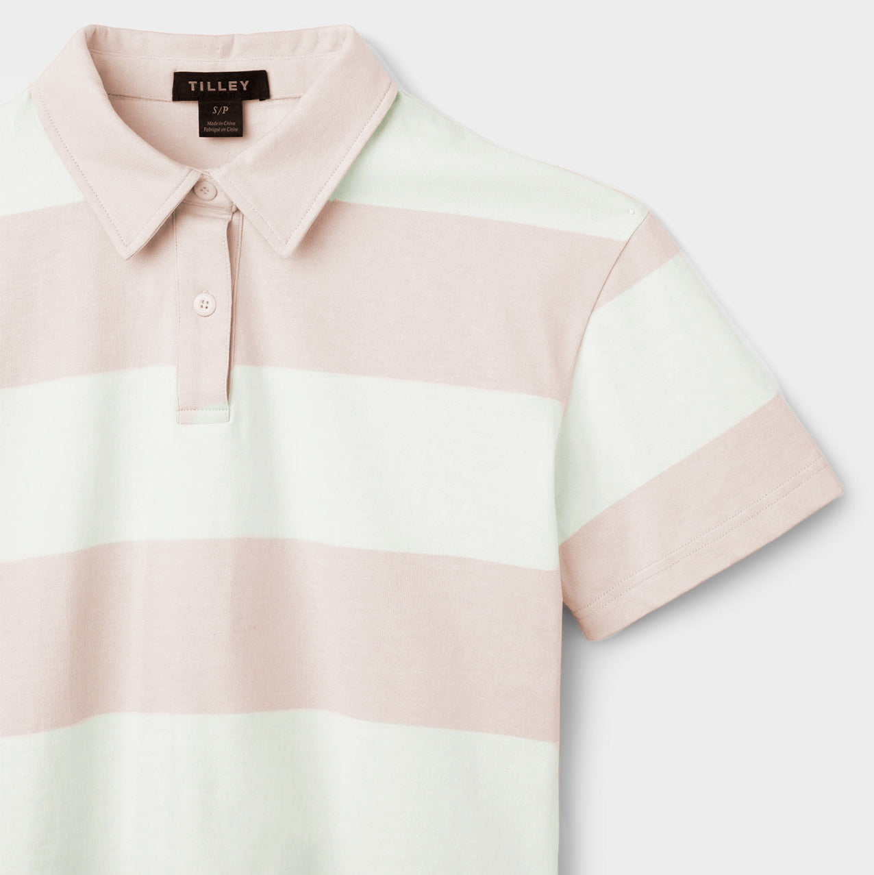 Tilley Stripe Marine Cropped Polo 恤 產品細節圖 6