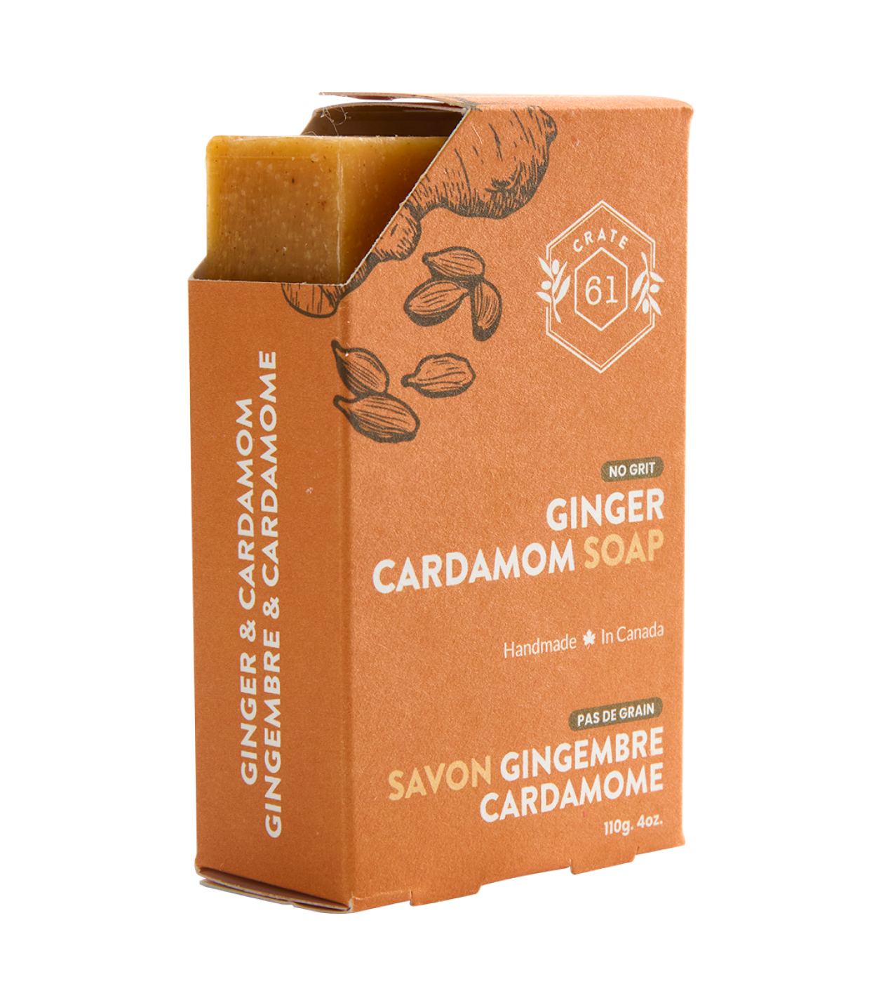 Crate 61 Organics Ginger & Cardamom 手工皂 產品細節圖 6