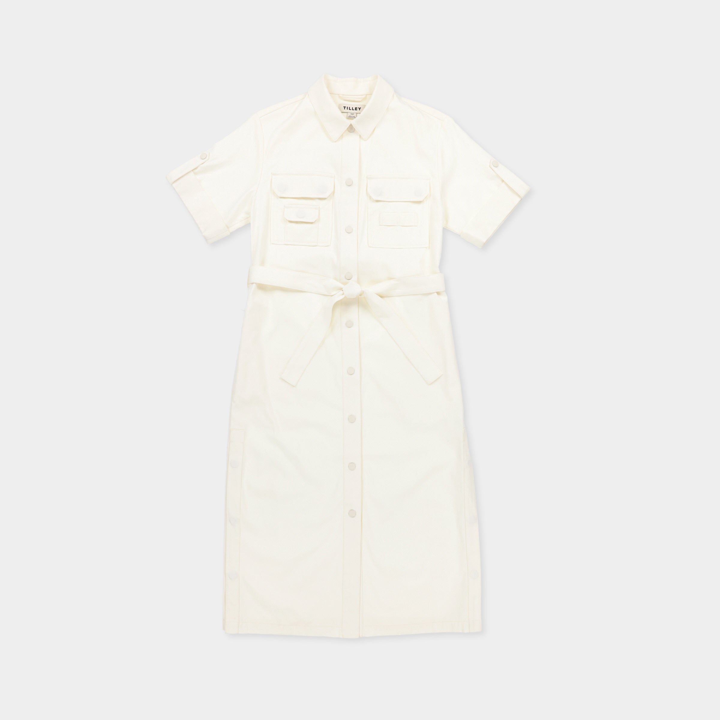 Tilley Tencel 棉質 Safari Midi 連身裙 產品細節圖 6