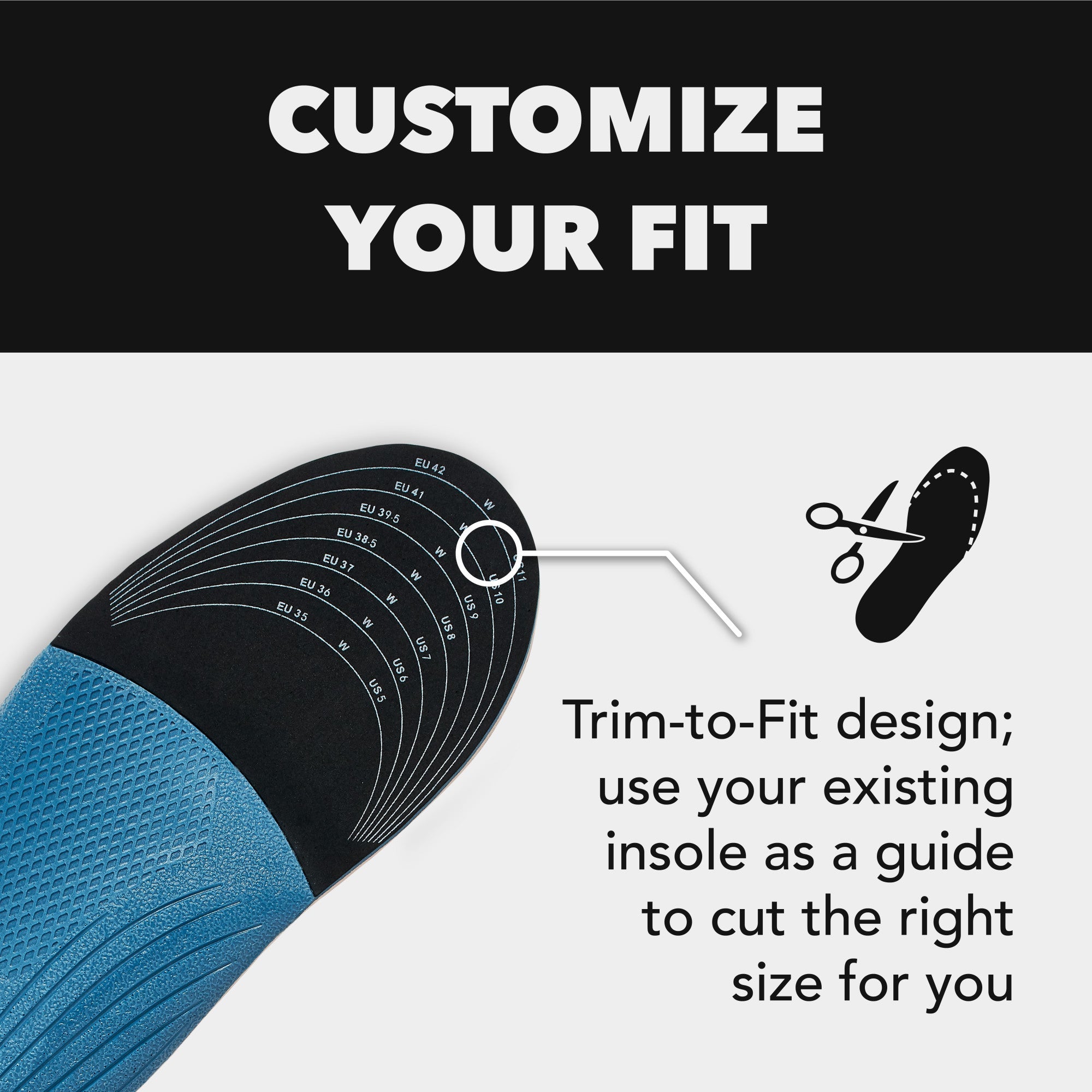 Spenco Diabetic Insole Trim to Fit 鞋墊 產品圖片 7