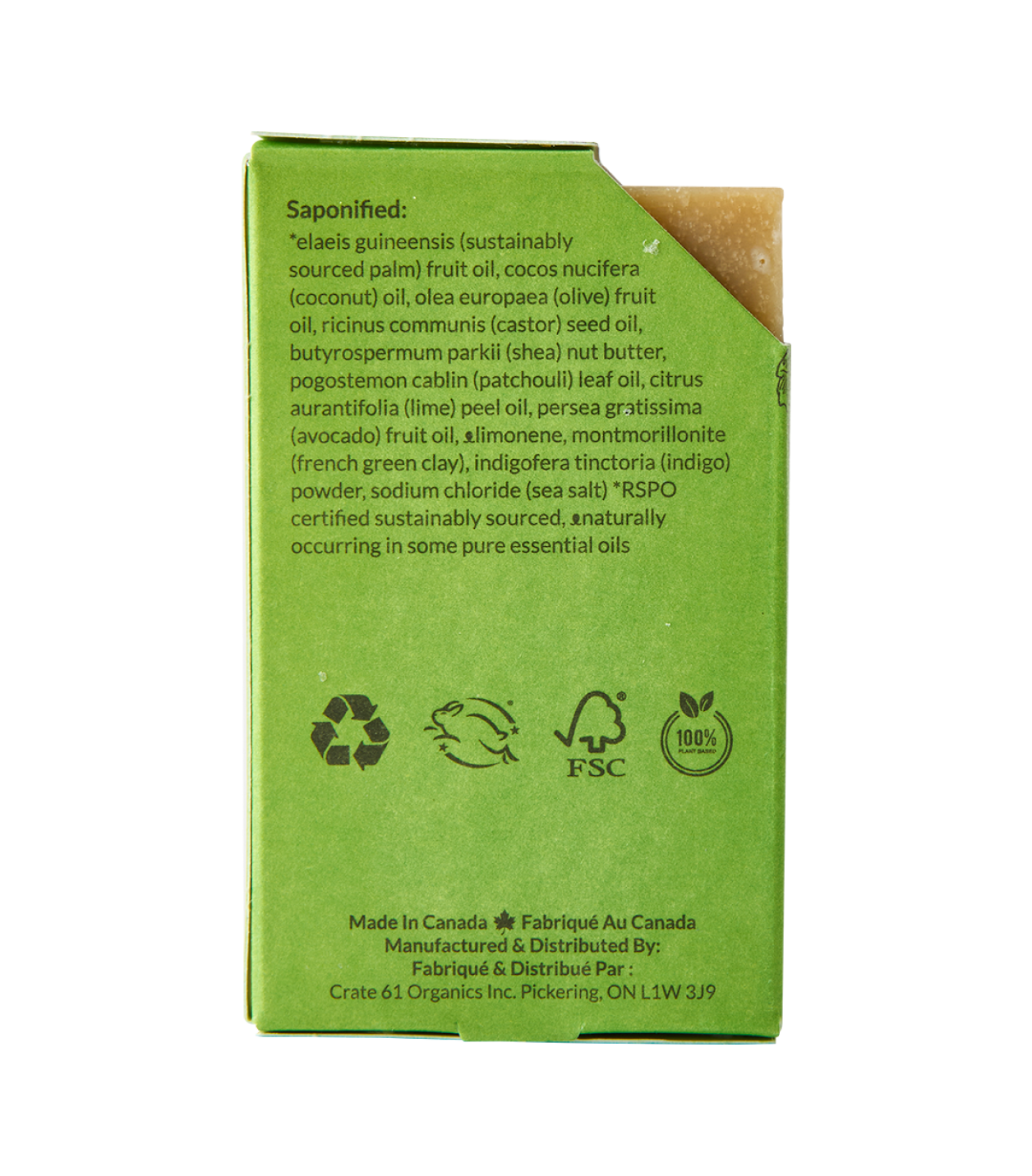 Crate 61 Organics Patchouli Lime 手工皂 產品細節圖 7