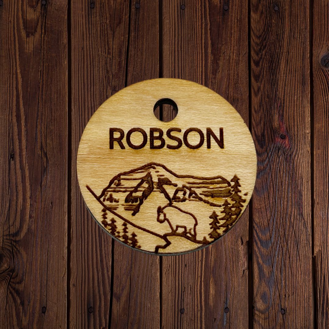 Rocky Mountain Dog Personalized Wooden Dog 寵物名牌 產品細節圖 7