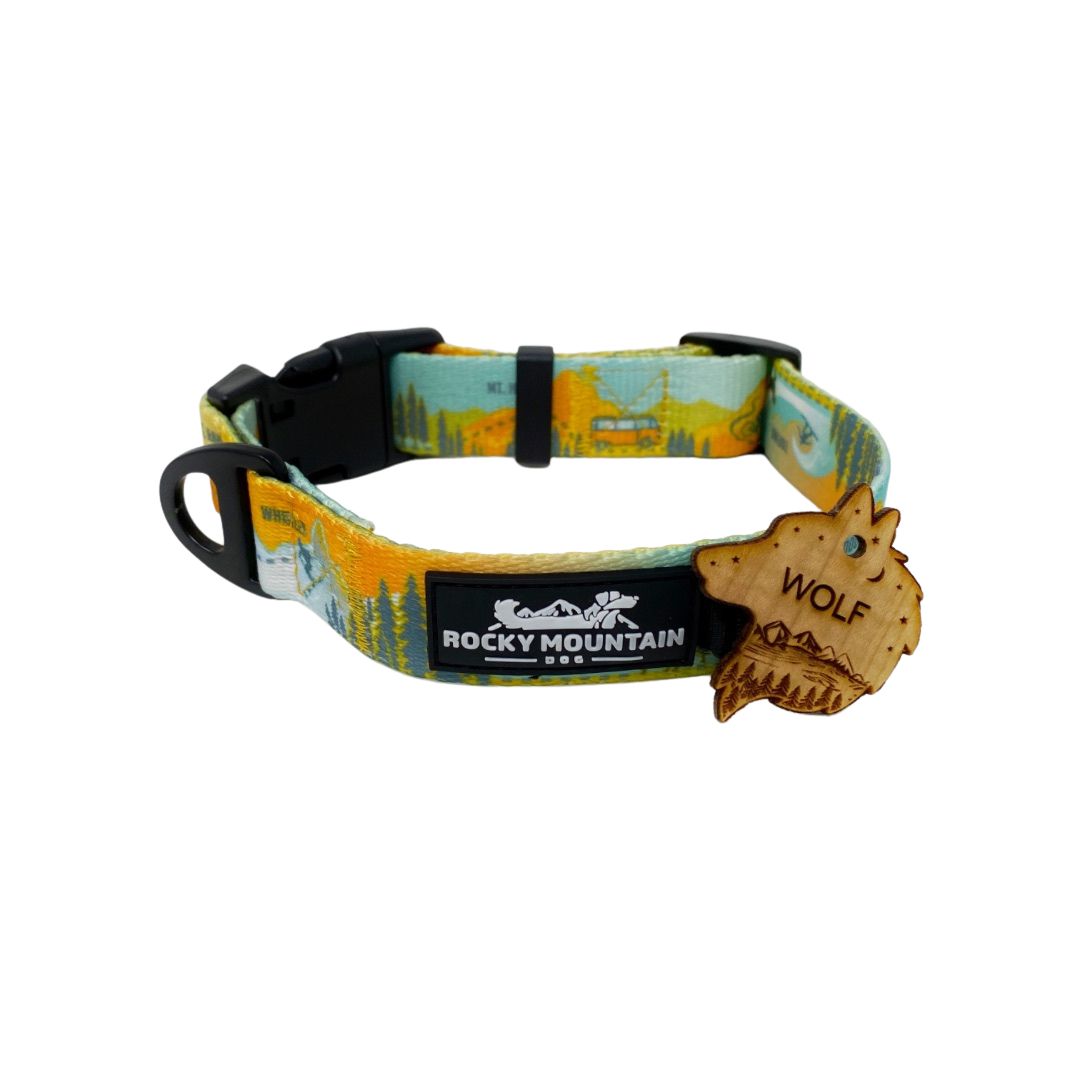 Rocky Mountain Dog Personalized Wooden Shape Dog 寵物名牌s 產品細節圖 7