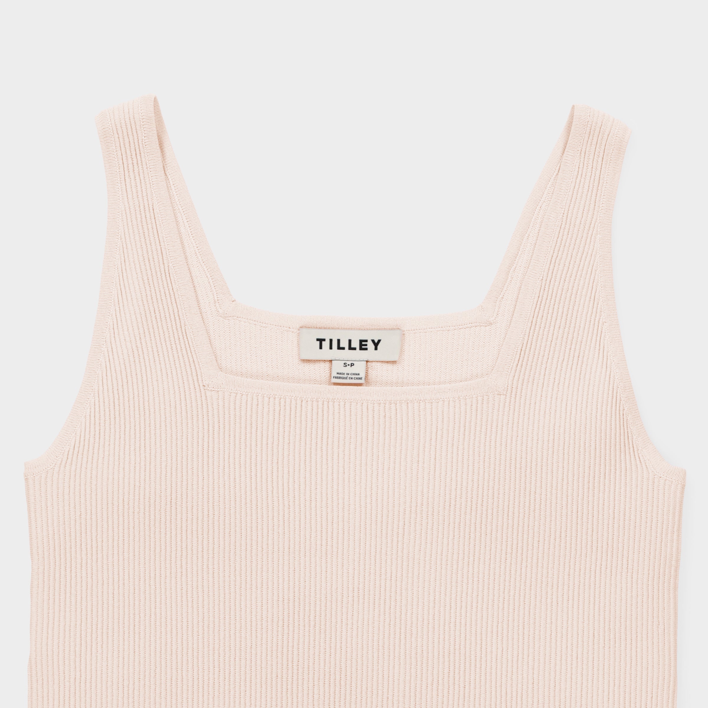 Tilley Square Neck Rib Shell 上衣 產品細節圖 7