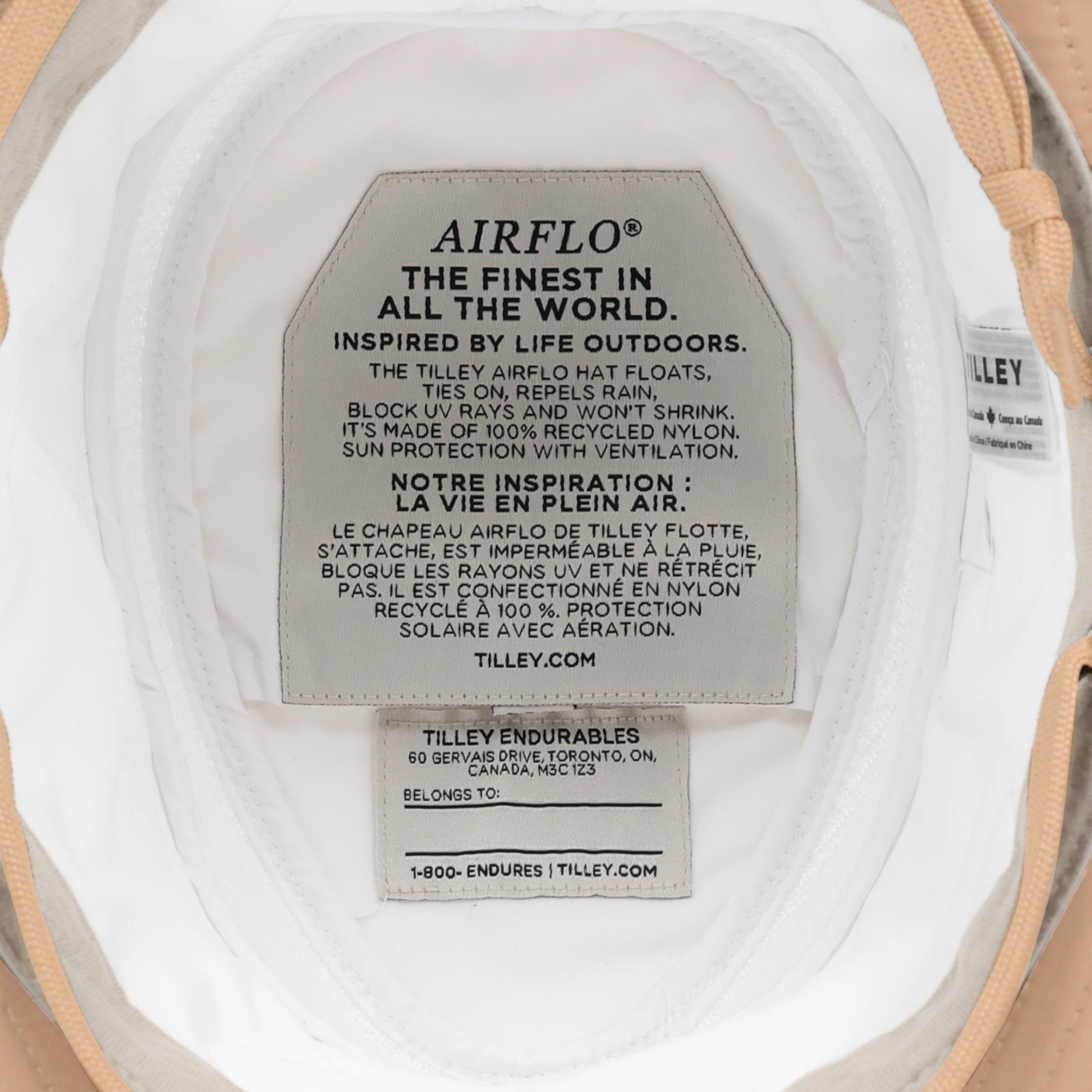 Tilley Airflo Contrast Broad Brim LTM6 戶外帽 產品細節圖 7