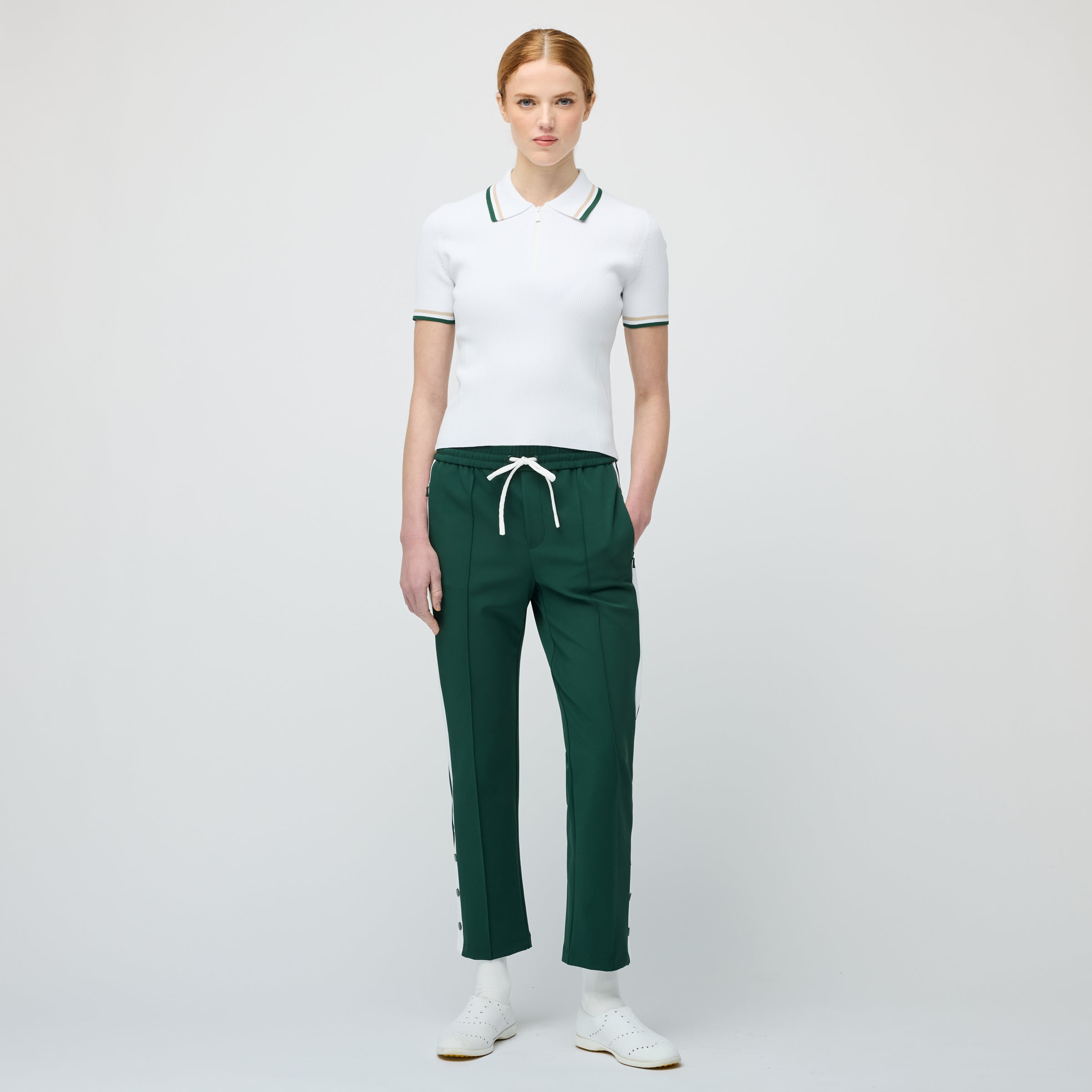 Tilley Stripe Zip Polo 恤 產品細節圖 7