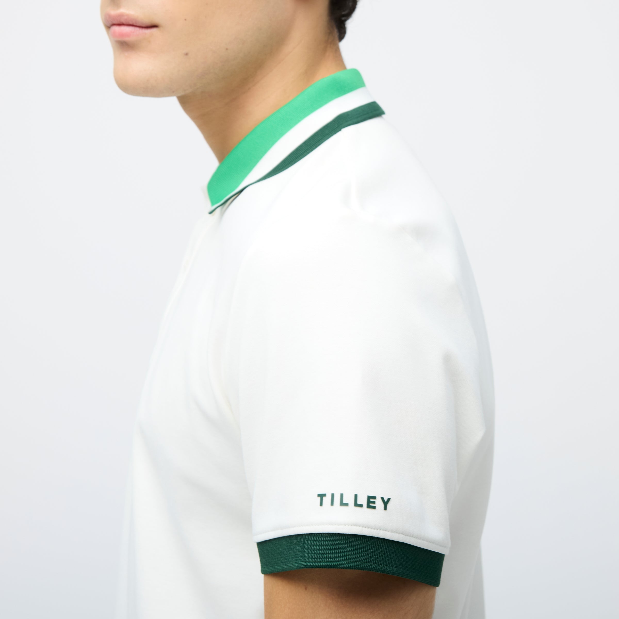 Tilley Supima Pique Stripe Polo 恤 產品細節圖 7
