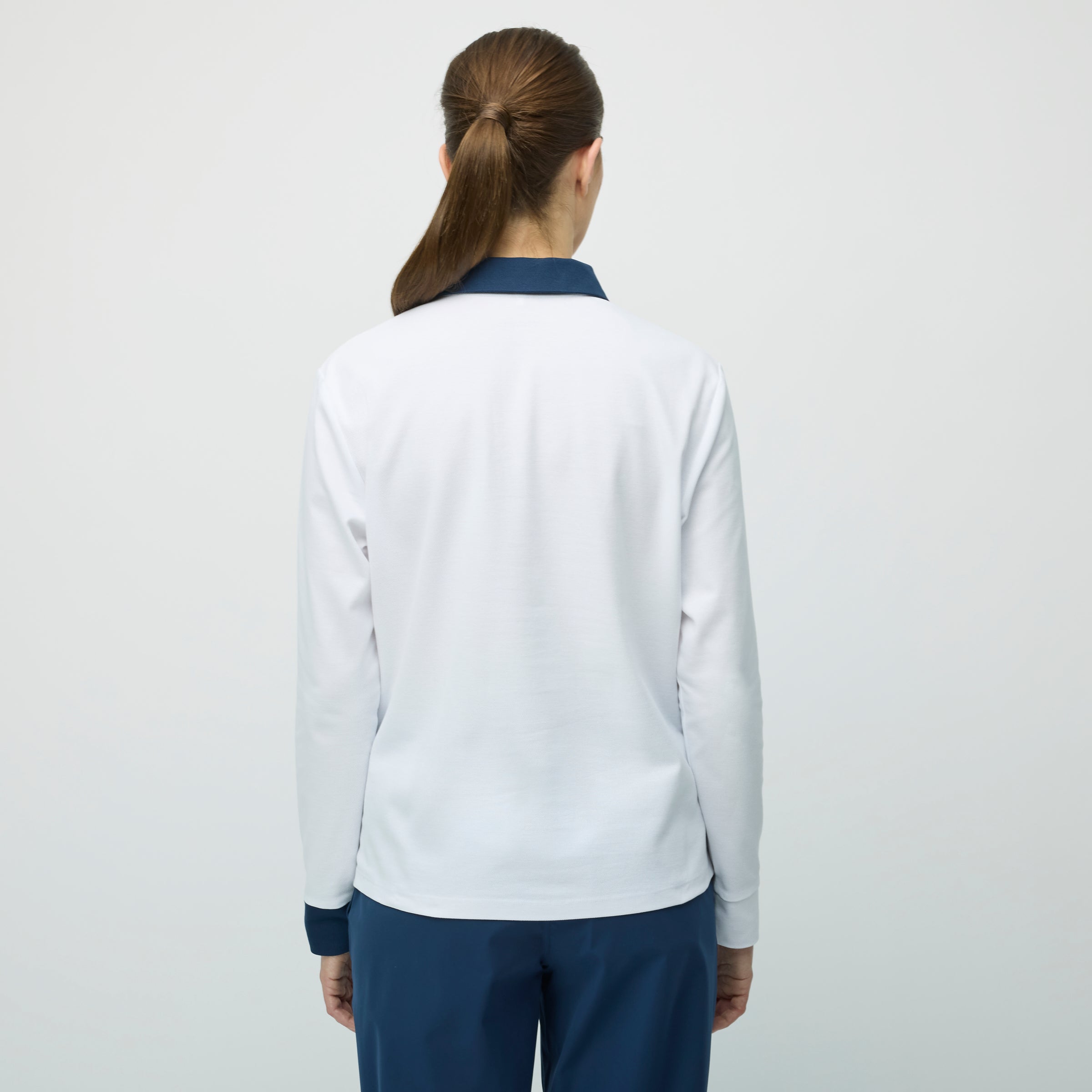 Tilley Preppy Pique 長袖 Stripe Placket Polo 恤 產品細節圖 7