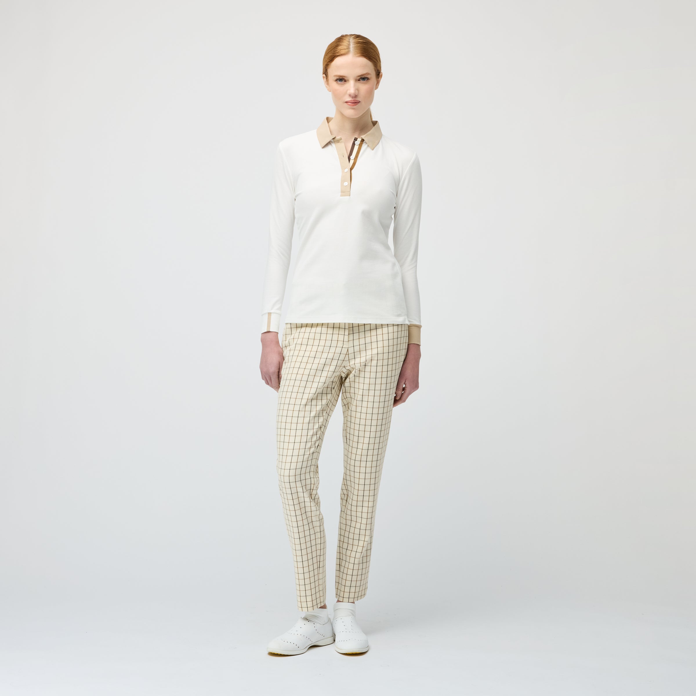 Tilley Preppy Pique 長袖 Stripe Placket Polo 恤 產品細節圖 7