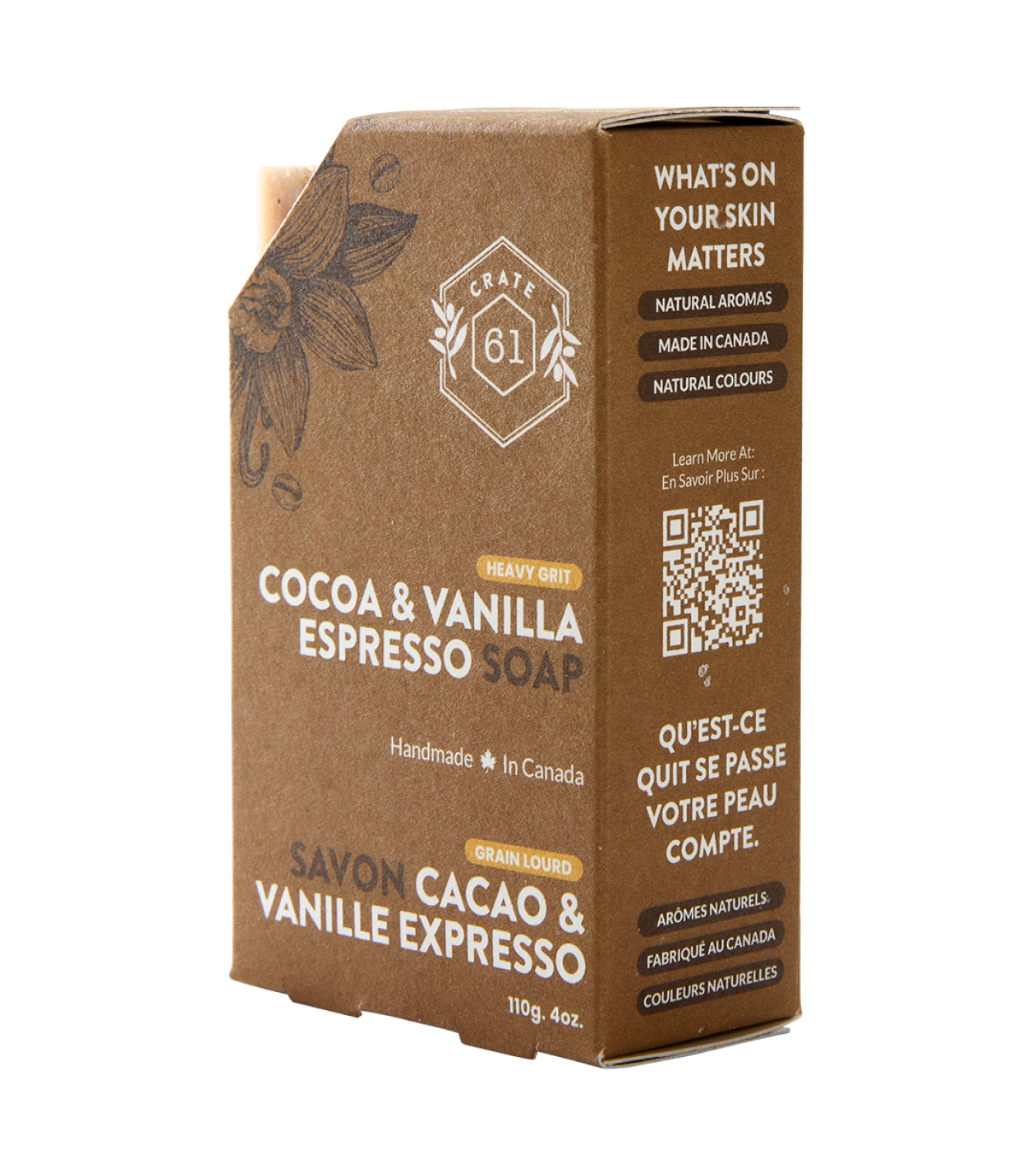 Crate 61 Organics Cocoa & Vanilla Espresso 手工皂 產品細節圖 8