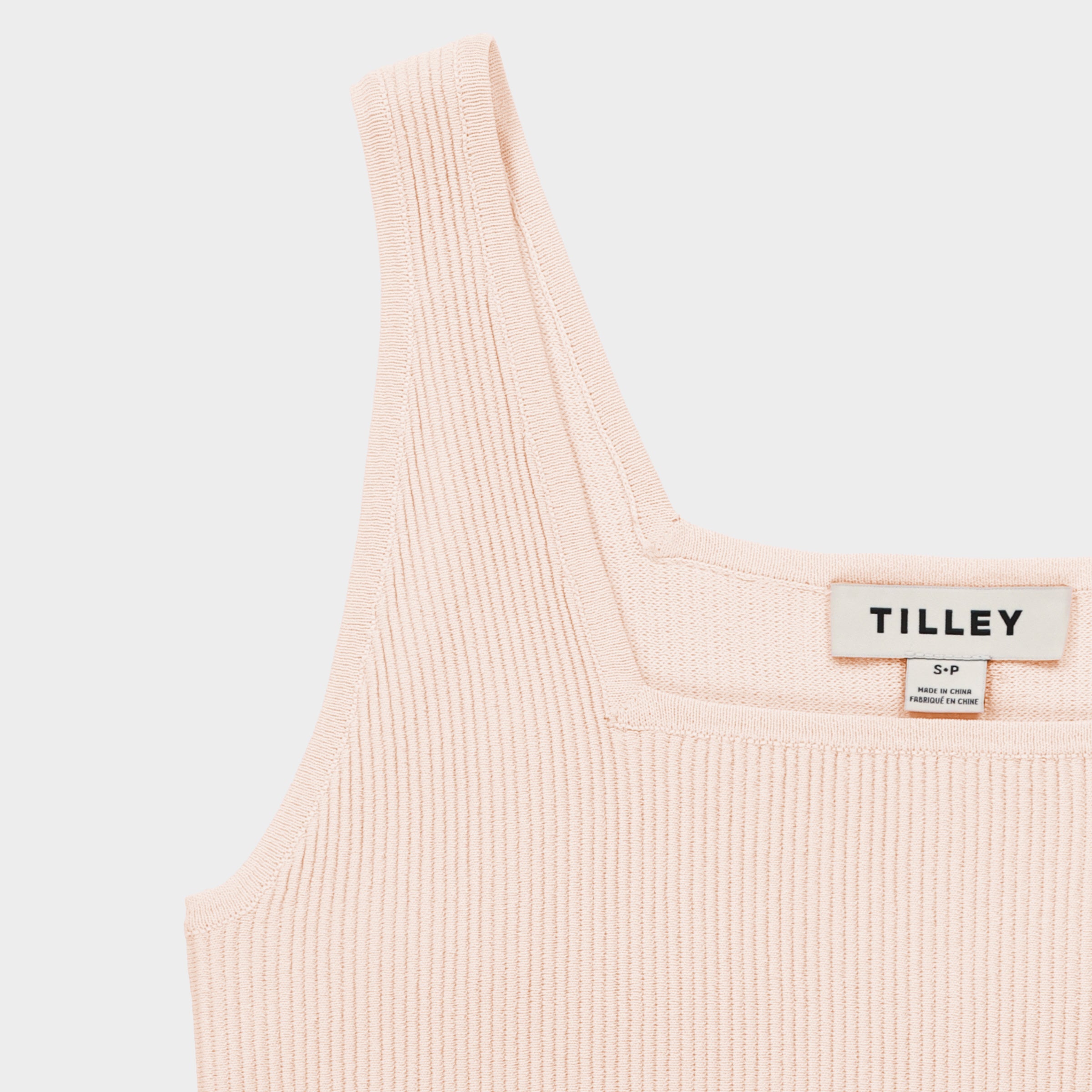 Tilley Square Neck Rib Shell 上衣 產品細節圖 8