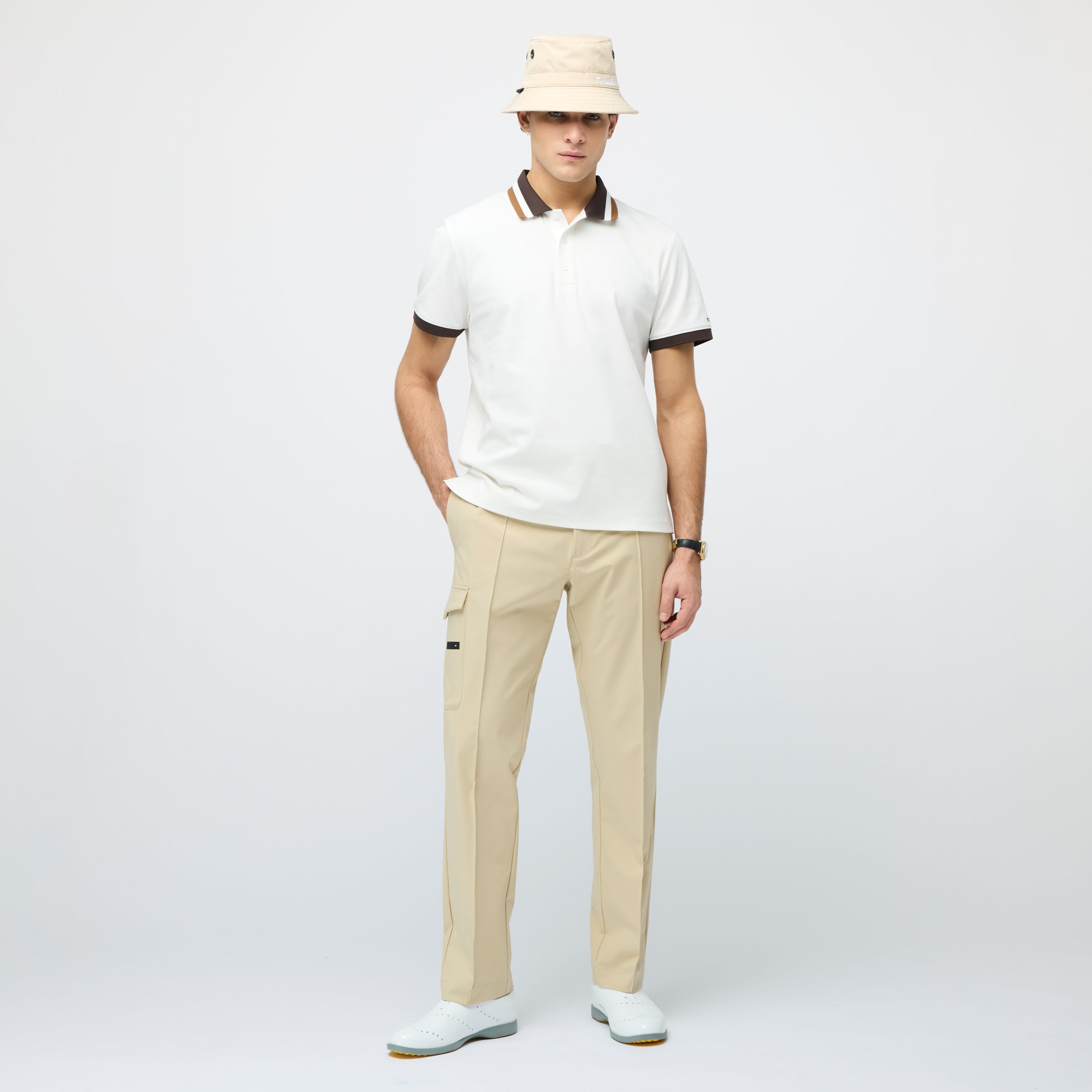 Tilley Supima Pique Stripe Polo 恤 產品細節圖 8