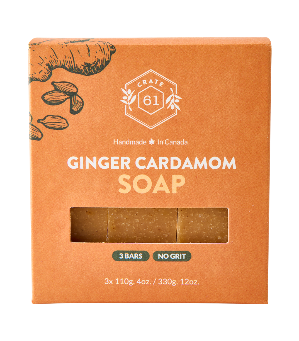 Crate 61 Organics Ginger & Cardamom 手工皂 產品細節圖 9