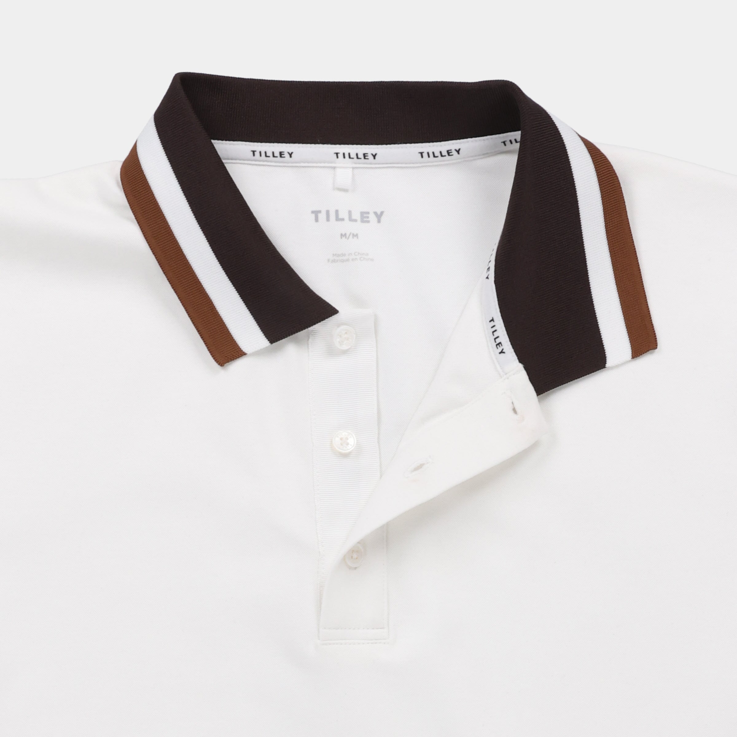 Tilley Supima Pique Stripe Polo 恤 產品細節圖 9