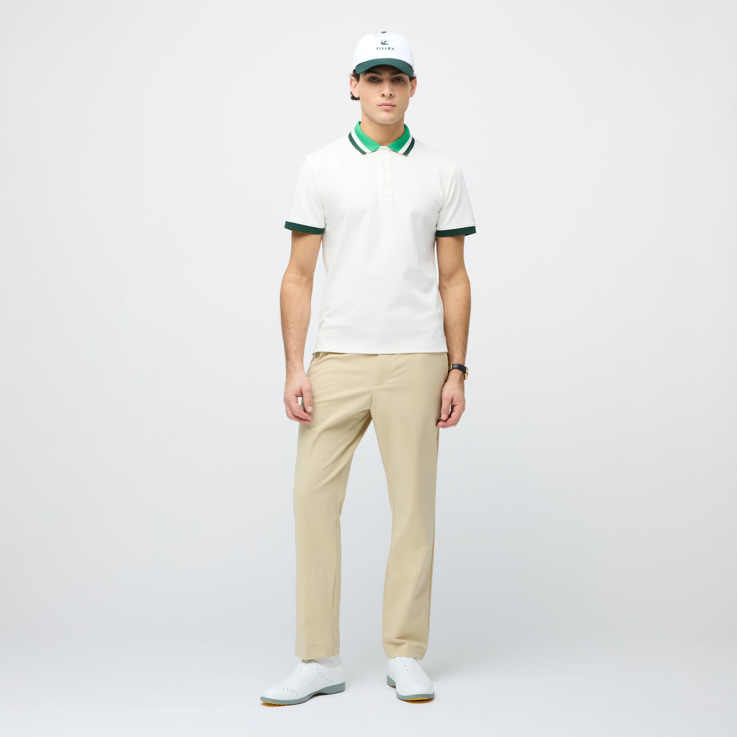Tilley Supima Pique Stripe Polo 恤 產品細節圖 9