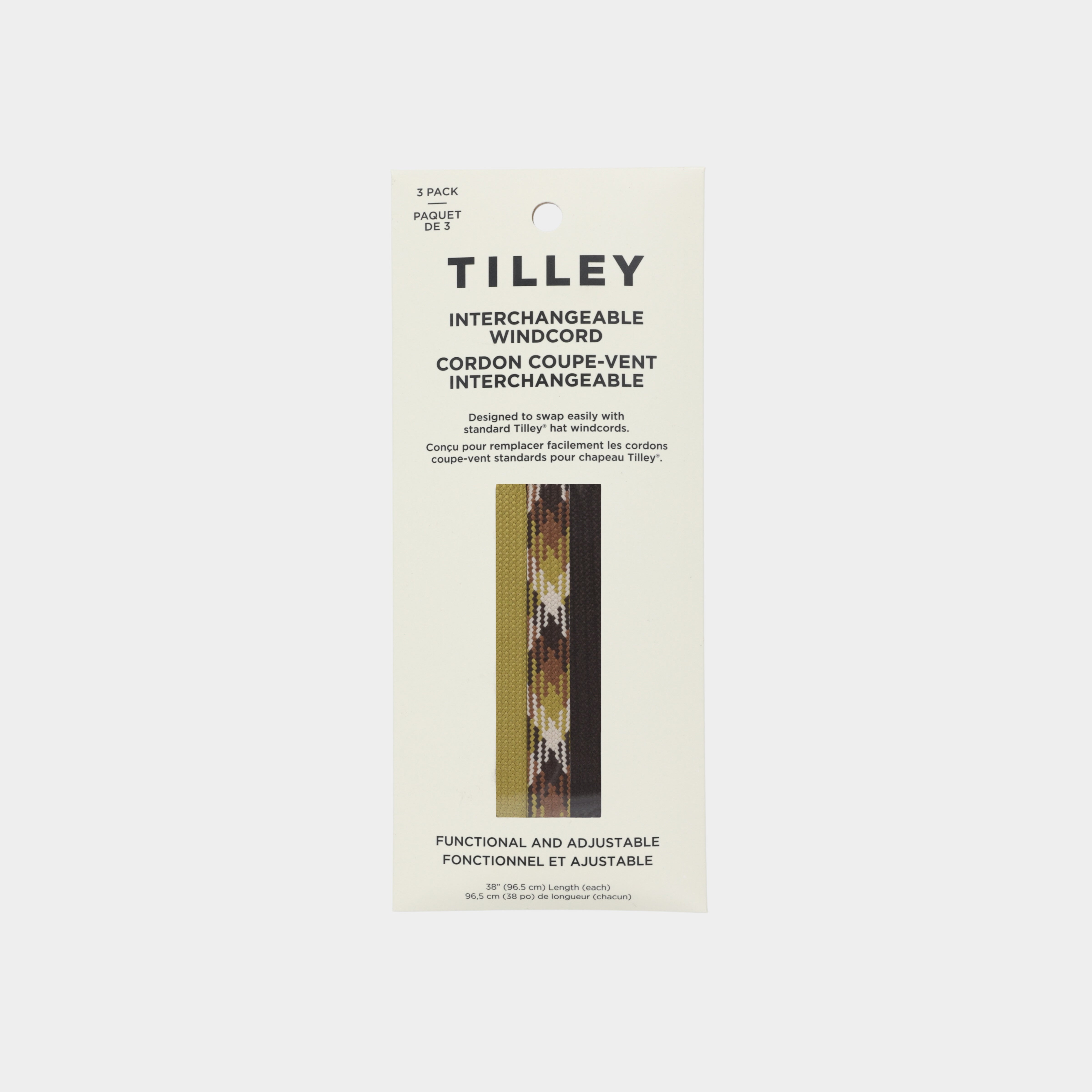 Tilley Tilley Premium 防風帽繩 (3 Pack) 產品細節圖 9
