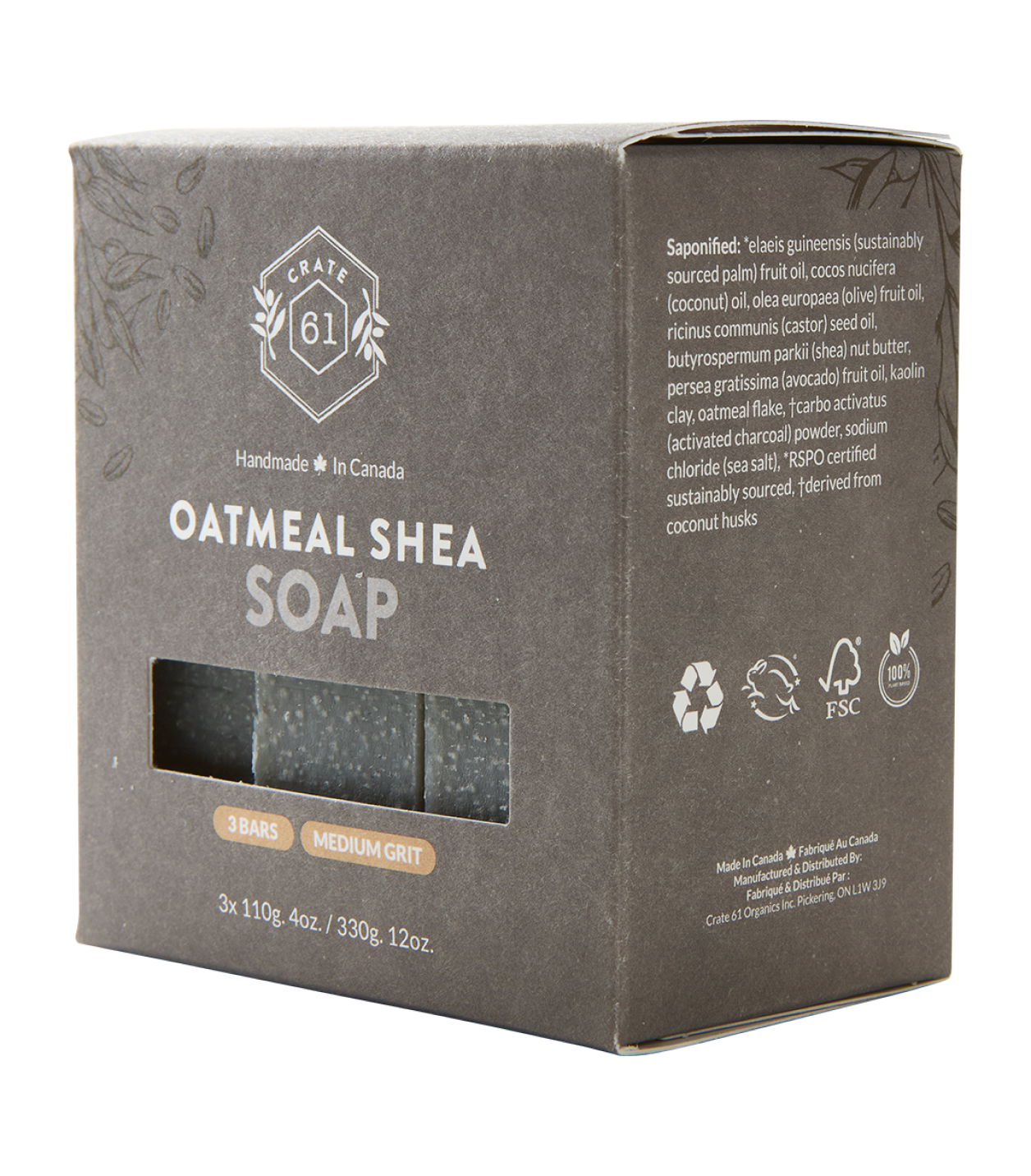 Crate 61 Organics 燕麥 Shea 手工皂 產品細節圖 10