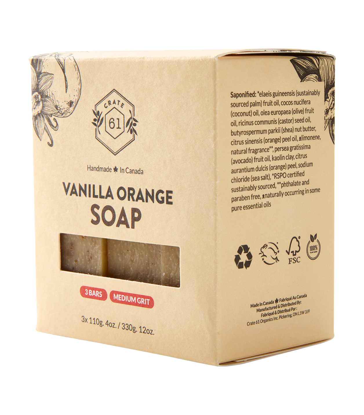 Crate 61 Organics Vanilla Orange 手工皂 產品細節圖 10