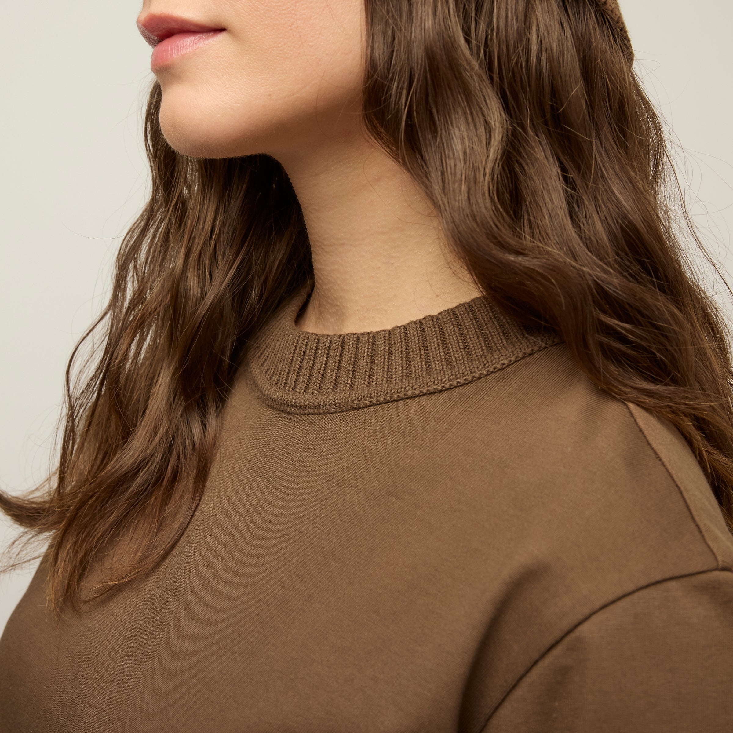 Tilley Rib Neckline Cropped T 恤 產品細節圖 10