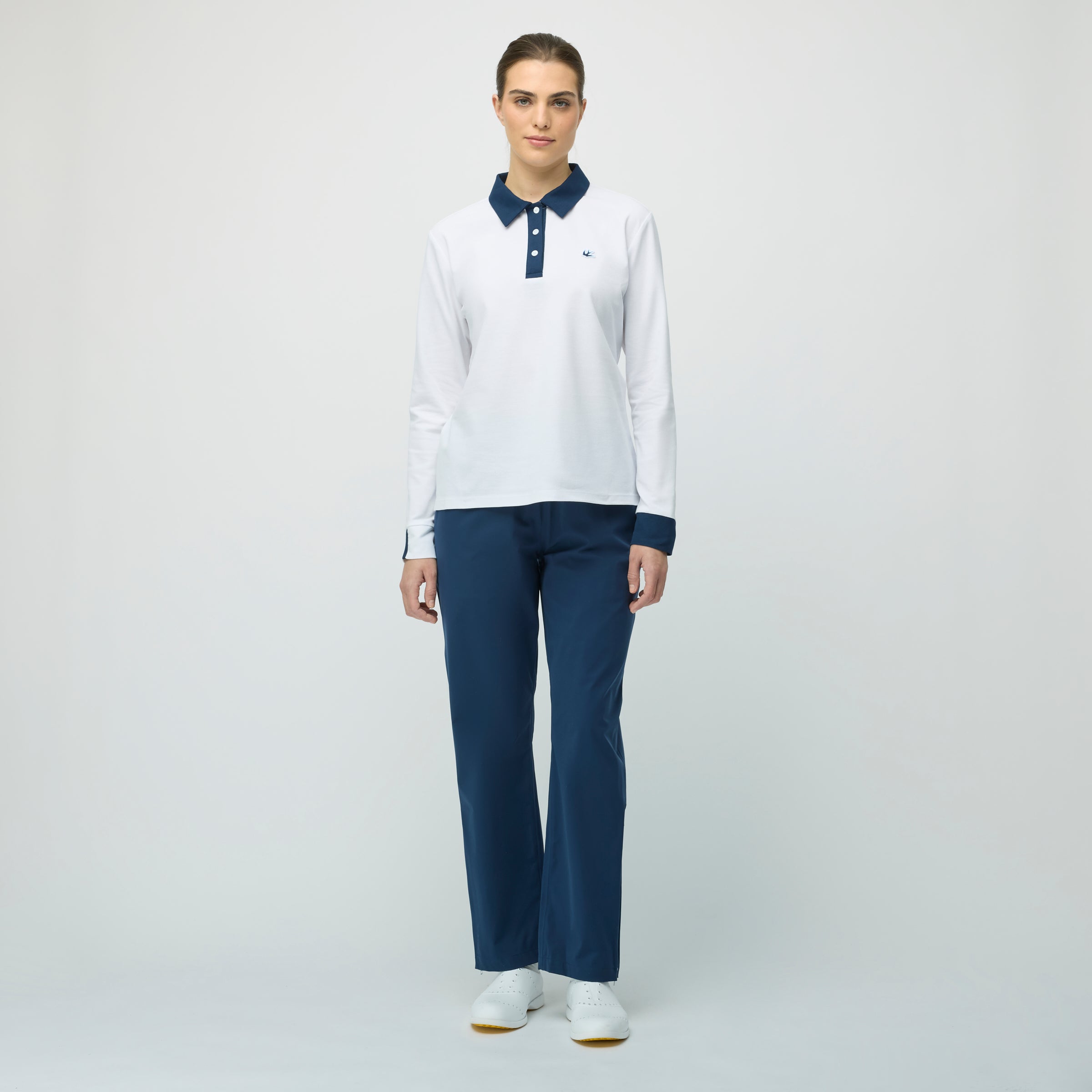 Tilley Preppy Pique 長袖 Stripe Placket Polo 恤 產品細節圖 10