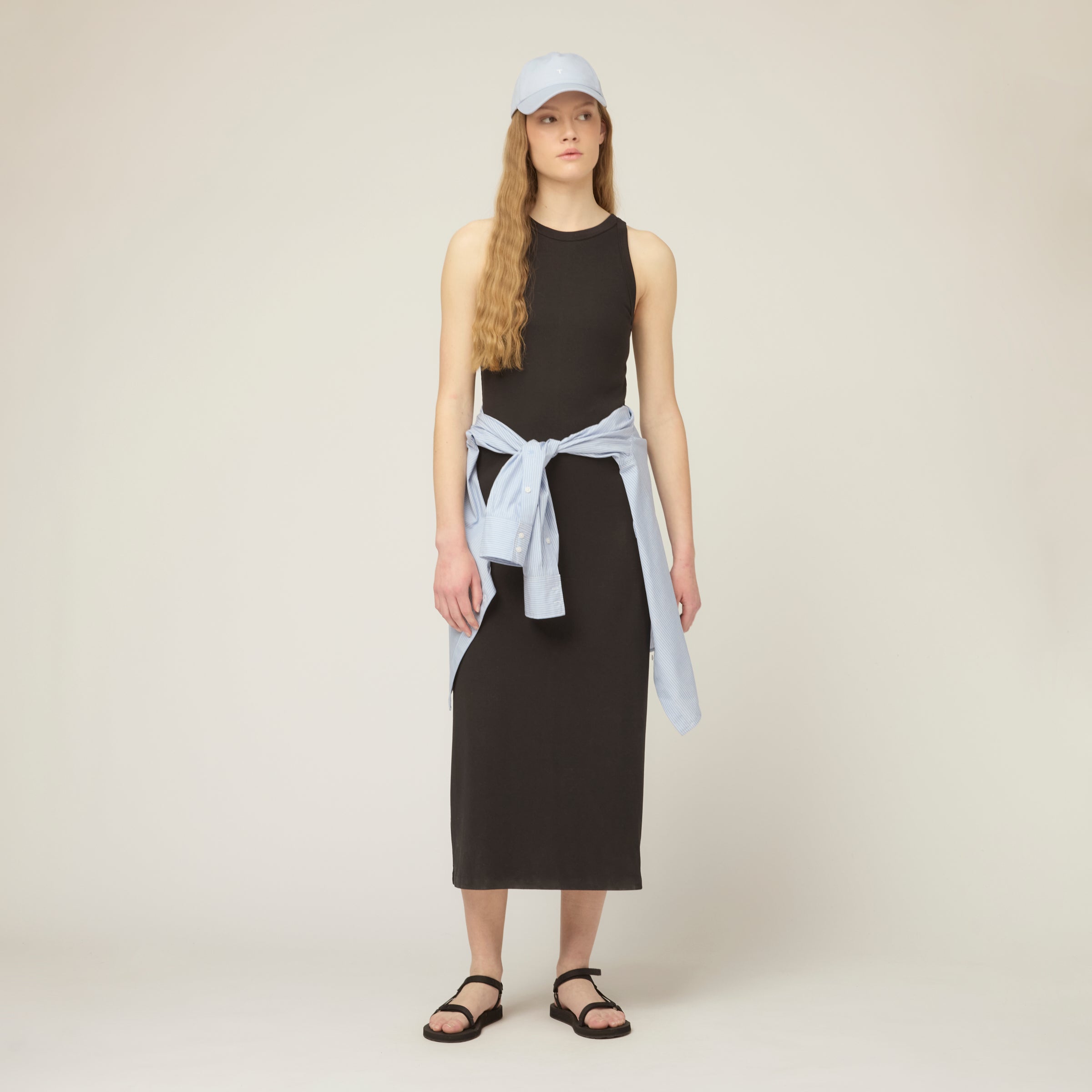 Tilley Rib Midi 連身裙 產品細節圖 11
