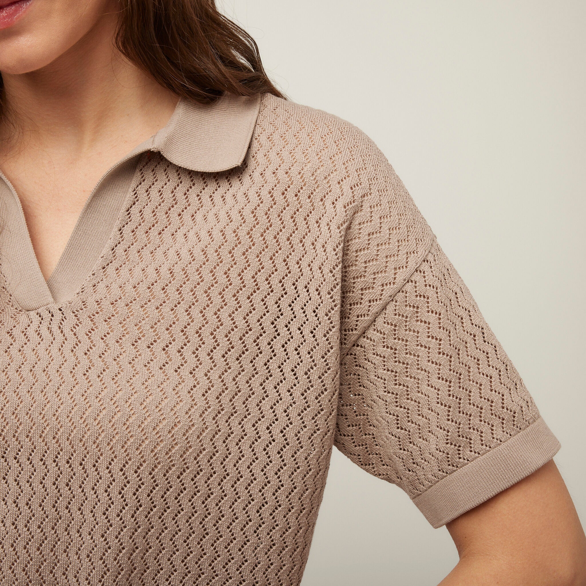 Tilley Open Knit 短袖 Polo 恤 產品細節圖 13