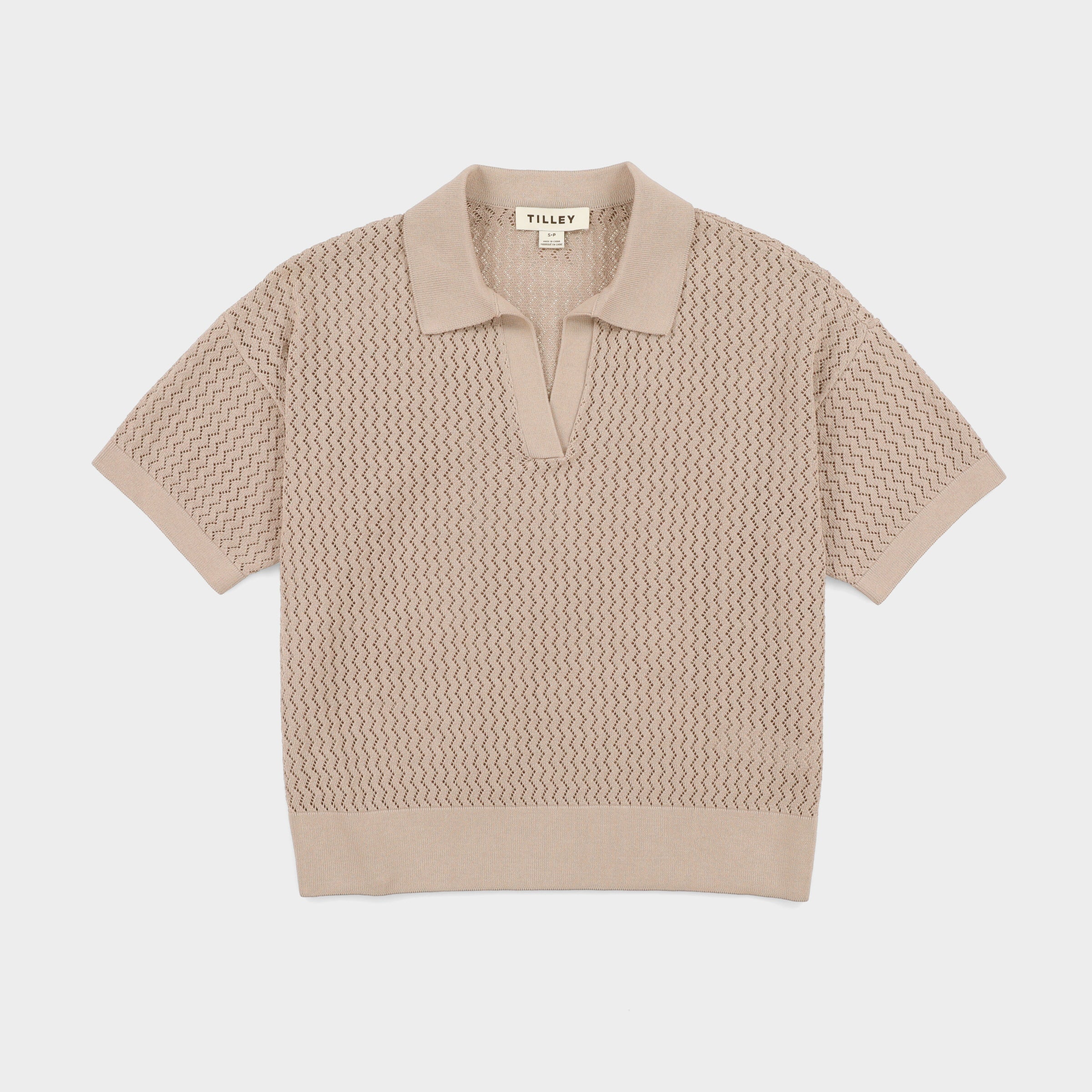 Tilley Open Knit 短袖 Polo 恤 產品細節圖 15