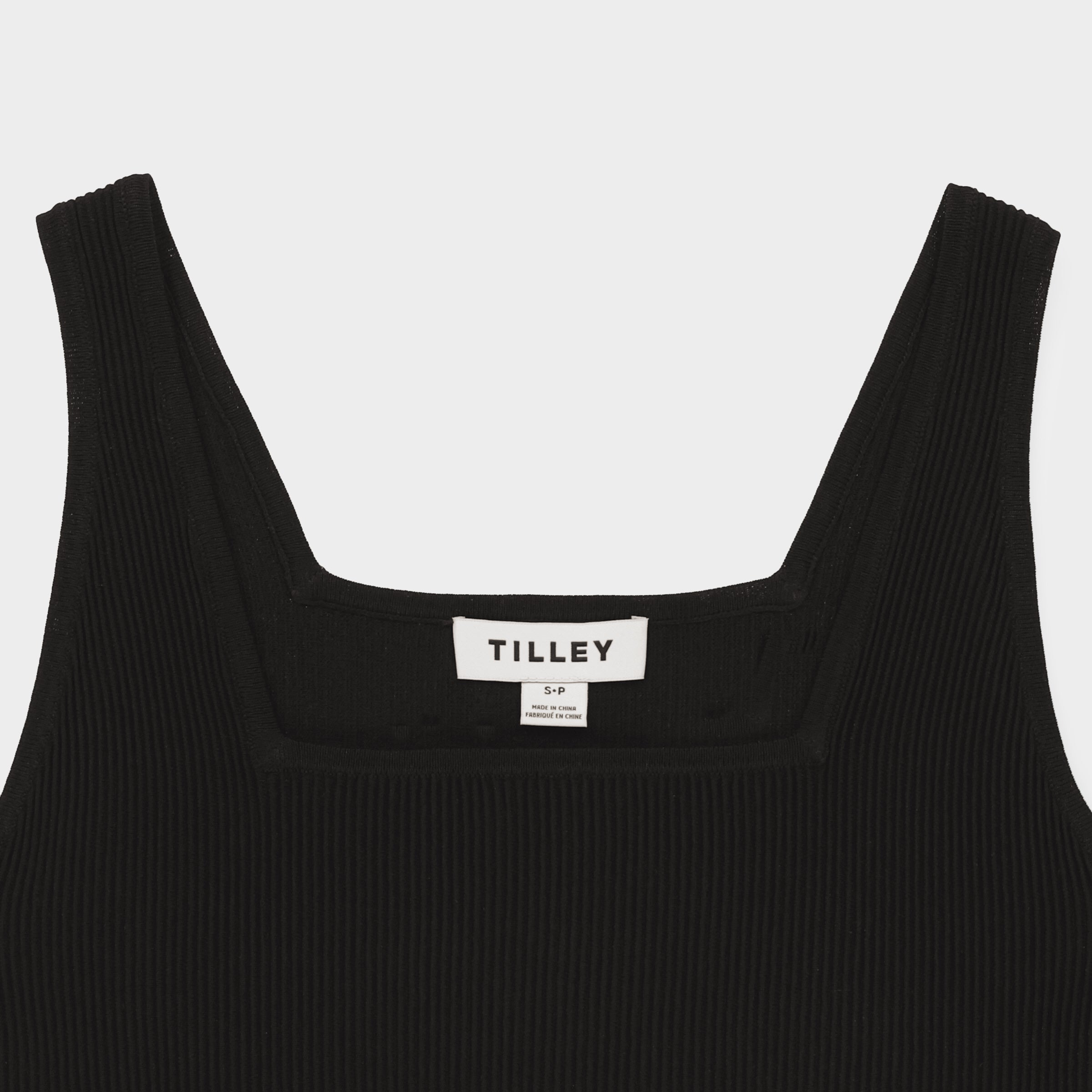 Tilley Square Neck Rib Shell 上衣 產品細節圖 16