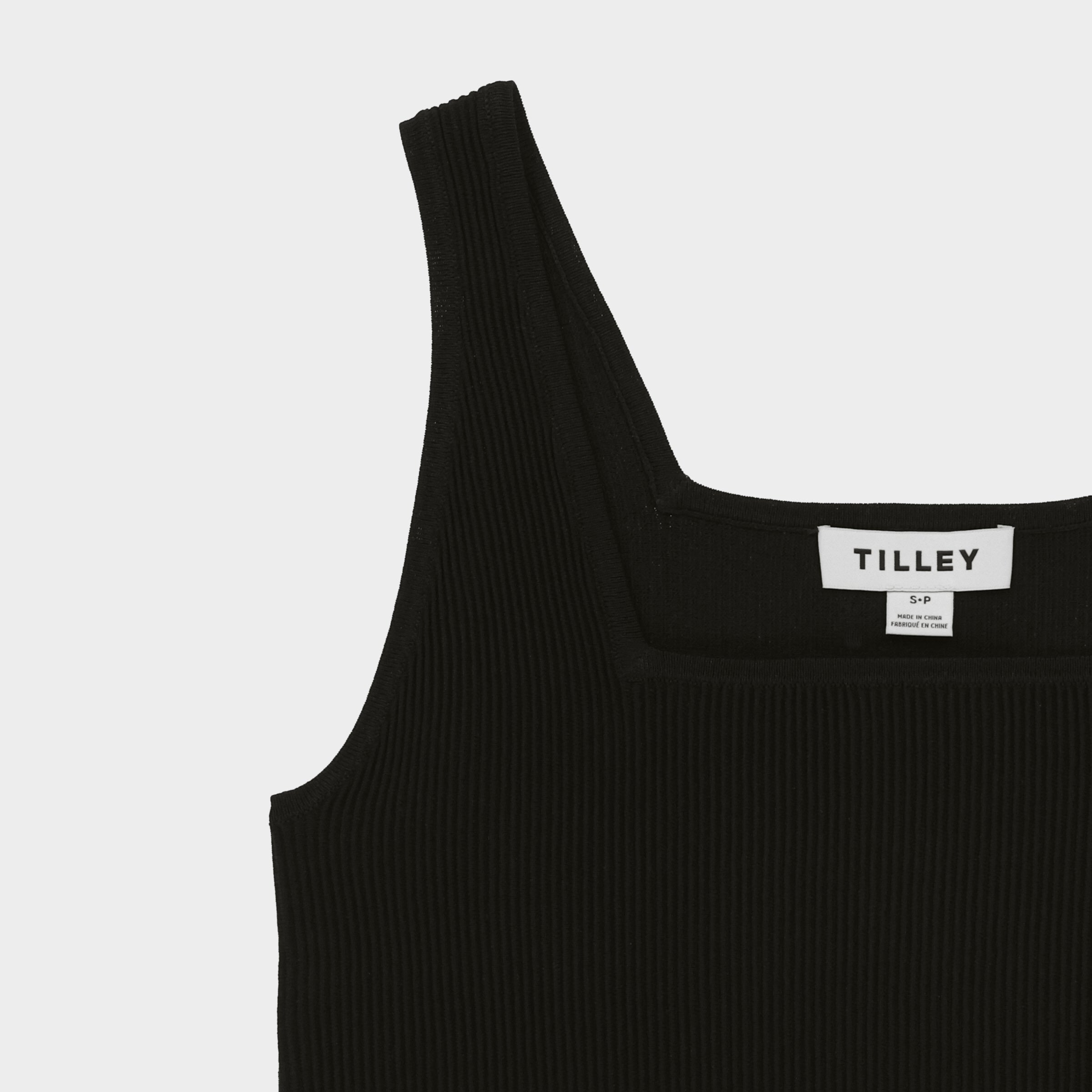 Tilley Square Neck Rib Shell 上衣 產品細節圖 17