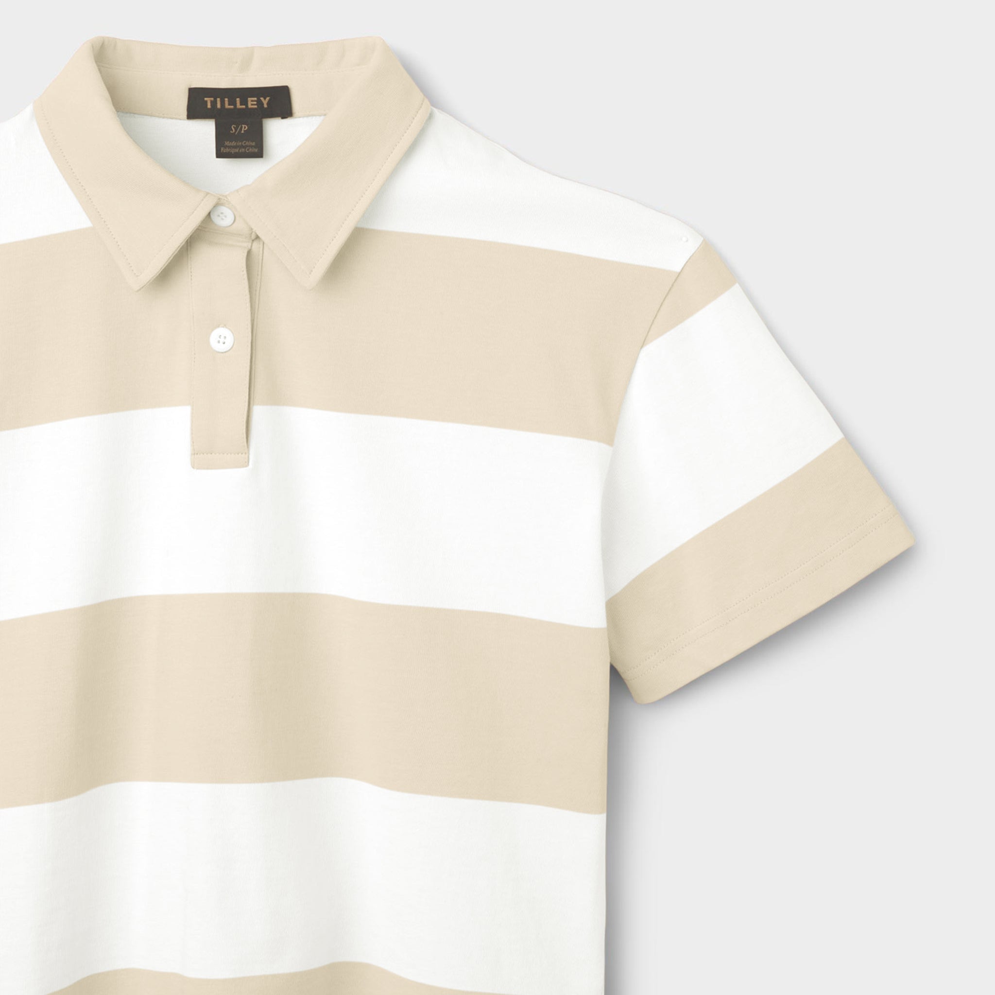 Tilley Stripe Marine Cropped Polo 恤 產品細節圖 19
