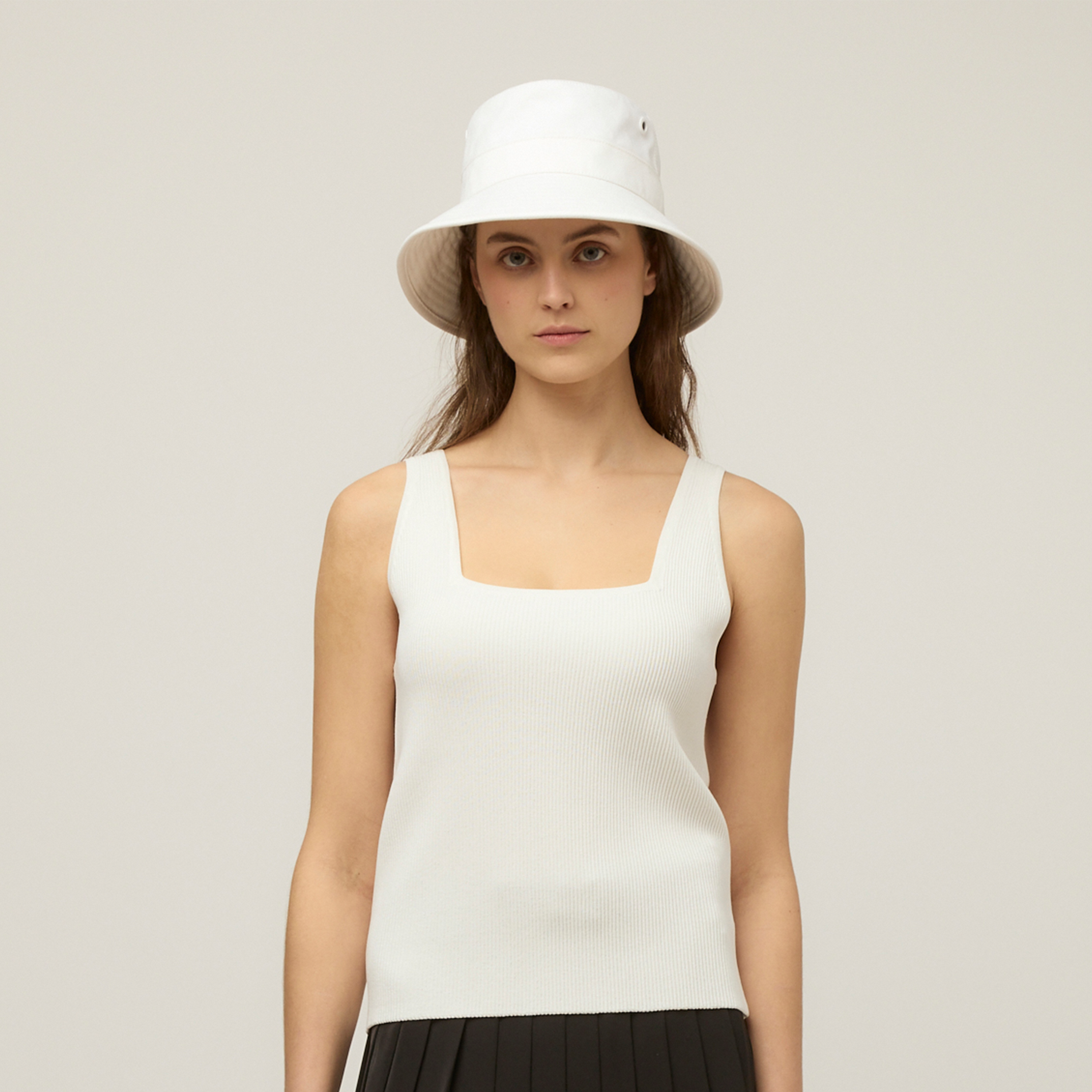 Tilley Square Neck Rib Shell 上衣 產品細節圖 19