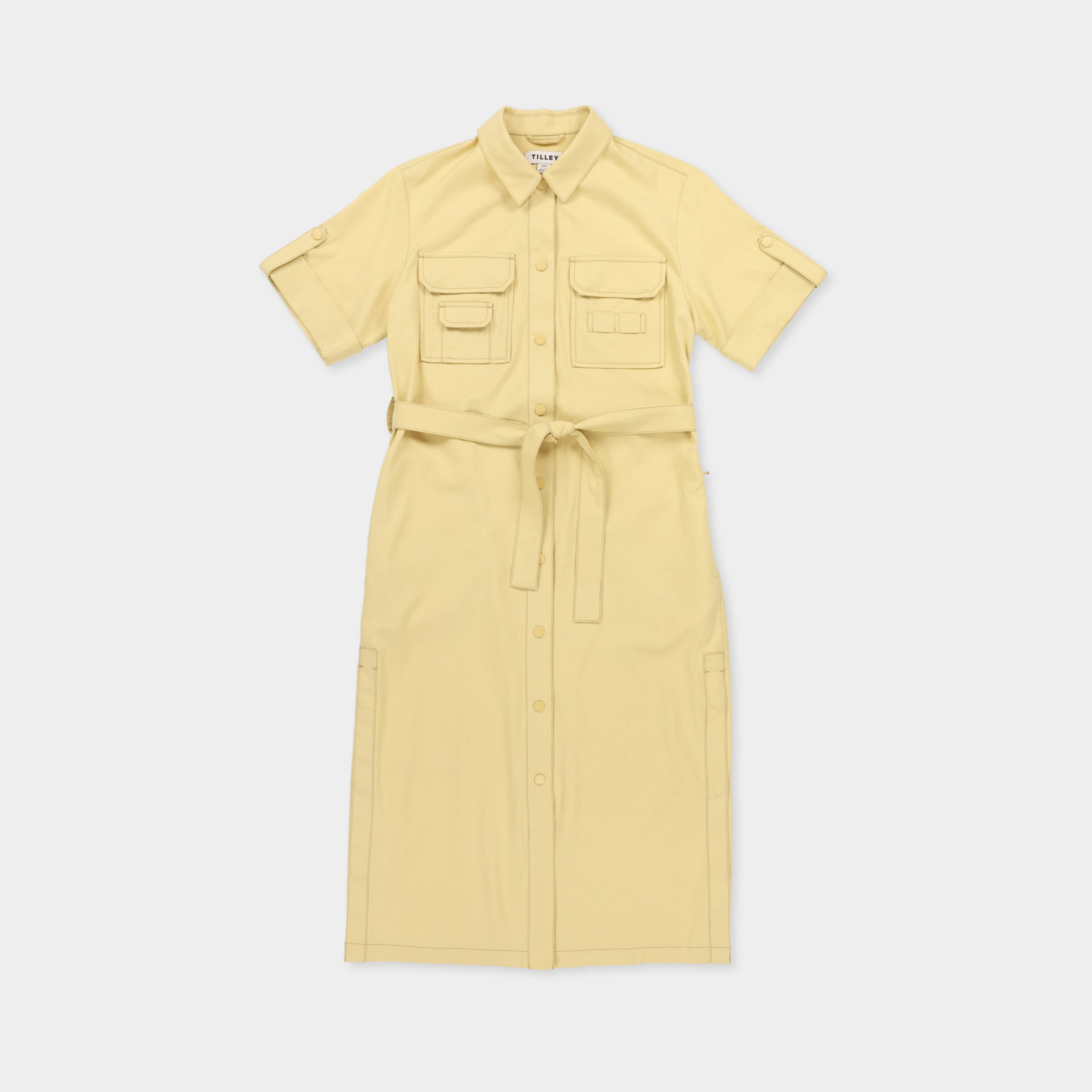 Tilley Tencel 棉質 Safari Midi 連身裙 產品細節圖 21