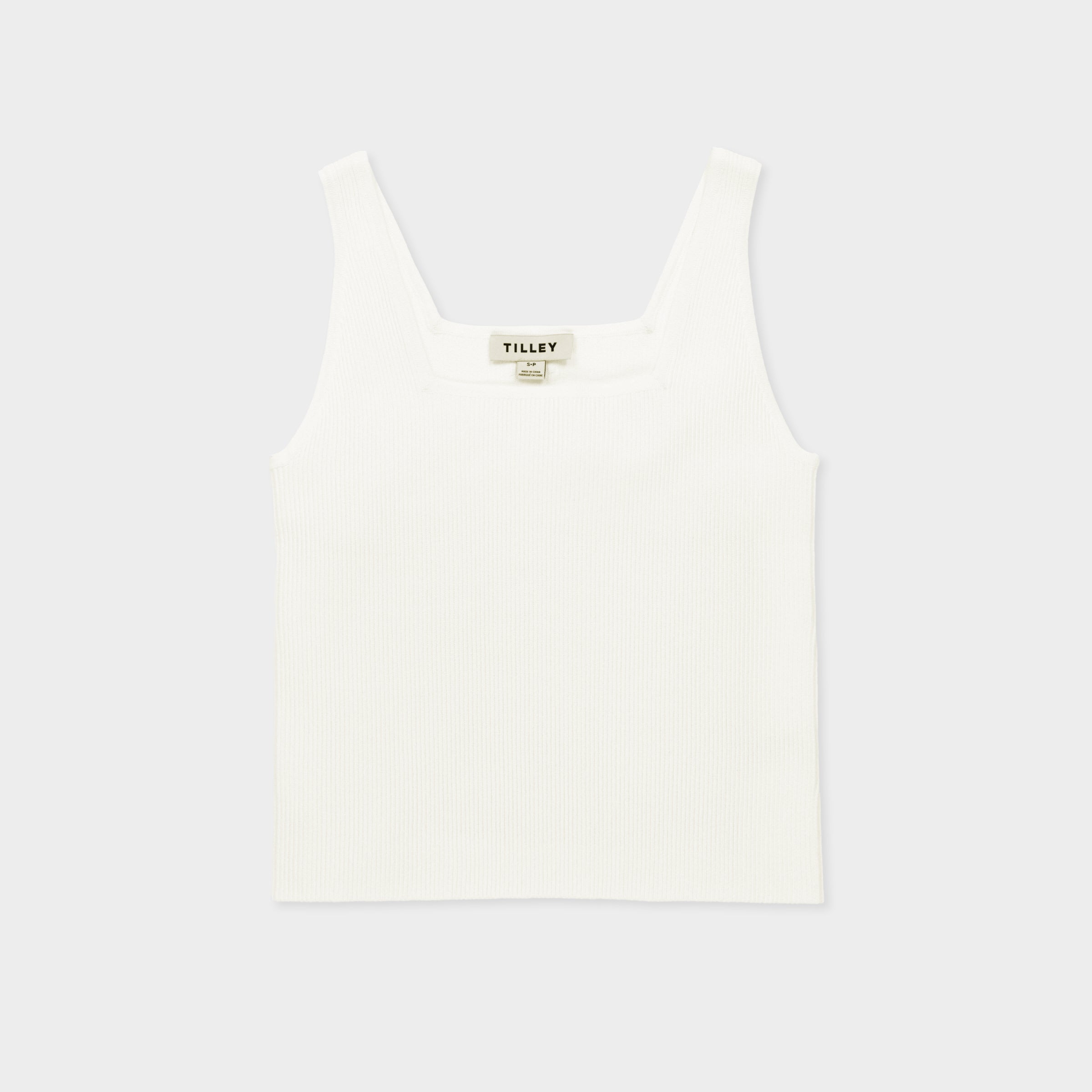 Tilley Square Neck Rib Shell 上衣 產品細節圖 23