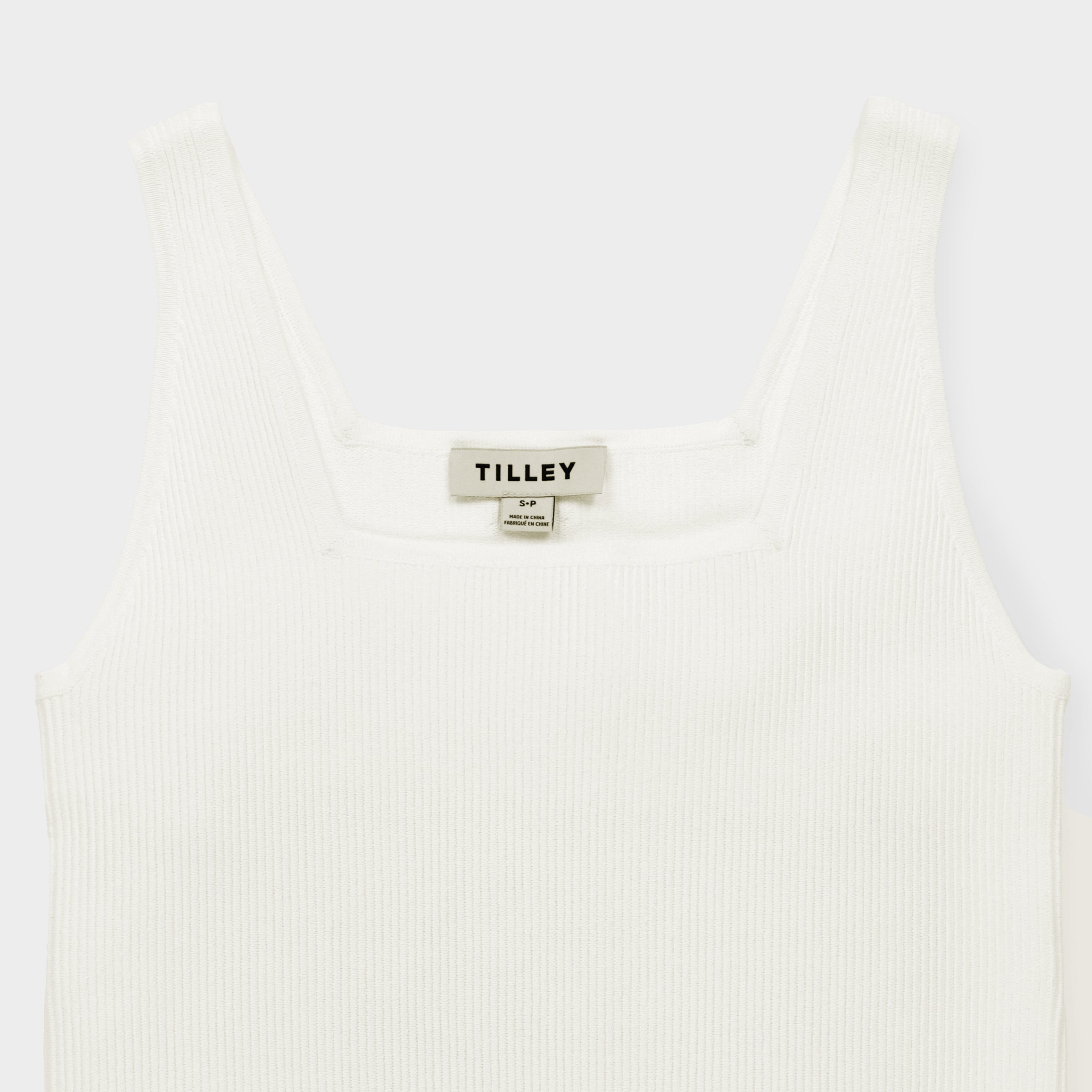 Tilley Square Neck Rib Shell 上衣 產品細節圖 26