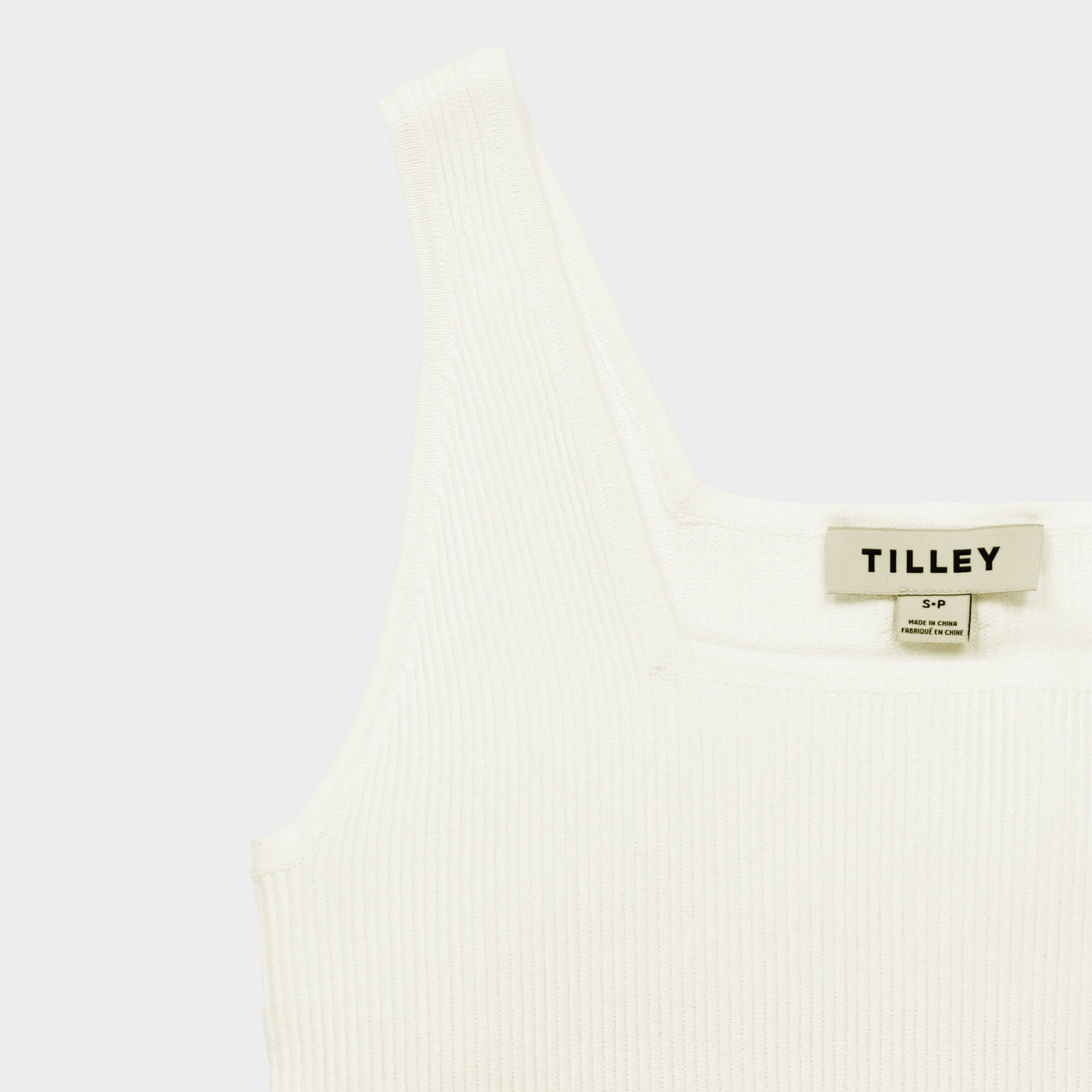 Tilley Square Neck Rib Shell 上衣 產品細節圖 27