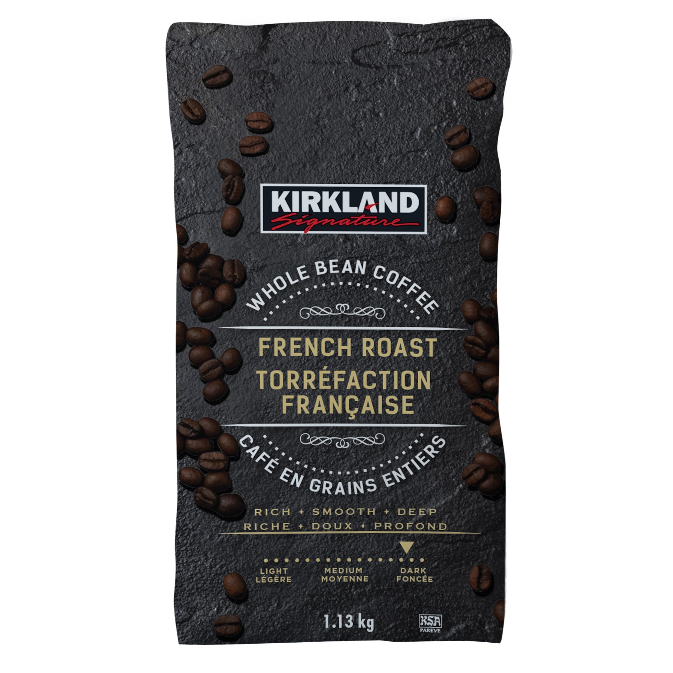 Kirkland Signature French Roast 法式深焙原粒咖啡豆 (1.13kg) 產品圖片 1