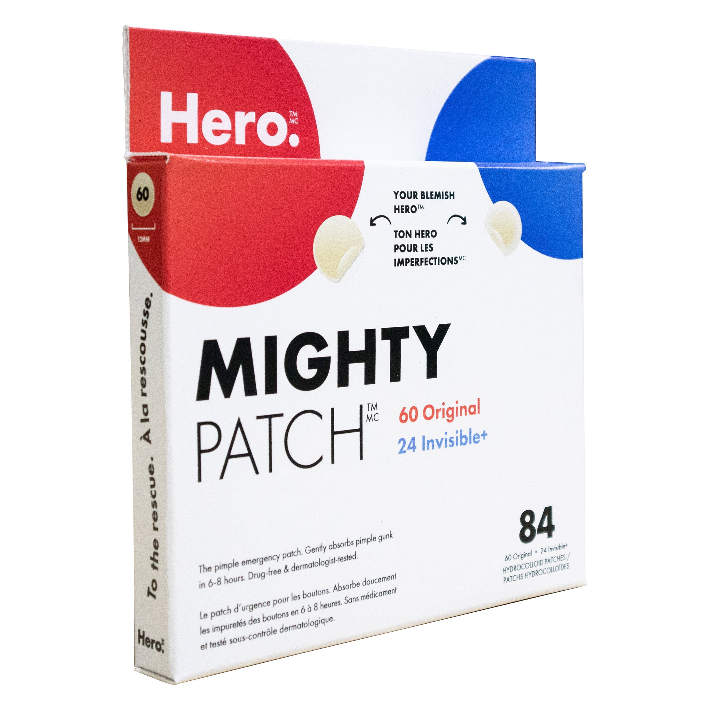 Hero Mighty Patch 暗瘡修護貼 Original + Invisible+ (84片) 產品圖片 2