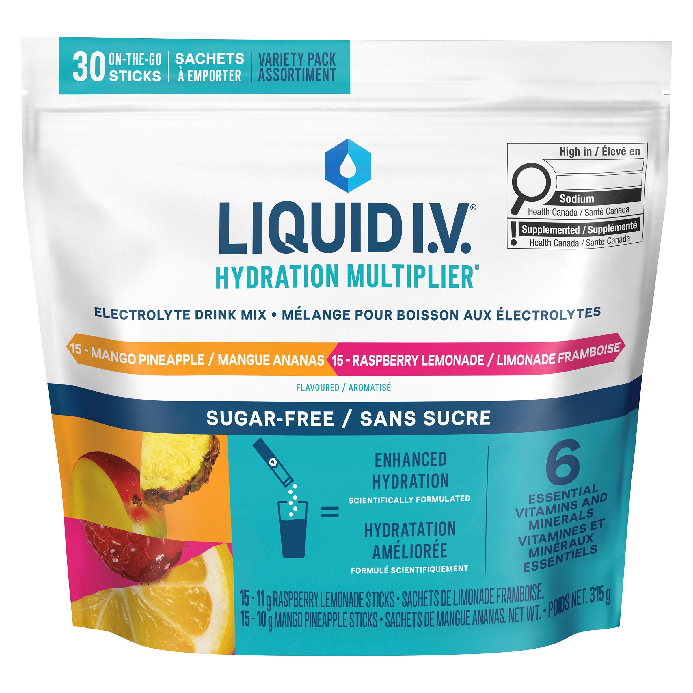Liquid I.V. 無糖電解質沖劑 (30包) 產品圖片 1