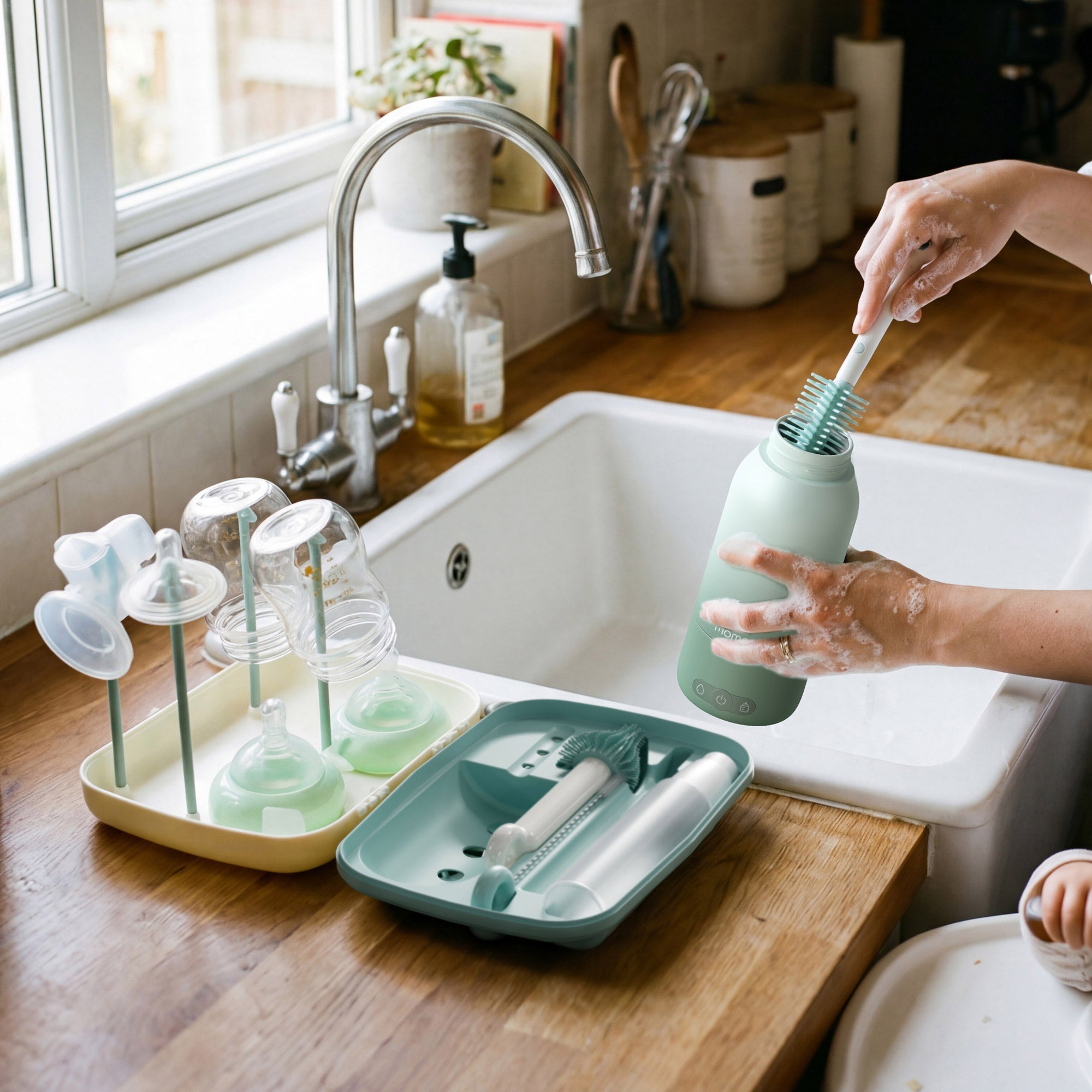 Momcozy 嬰兒奶樽加熱器 + 便攜奶樽刷套裝 產品圖片 5