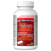 Kirkland Signature 特強 Acetaminophen 撲熱息痛止痛退燒片 500mg (500片) 產品圖片 1