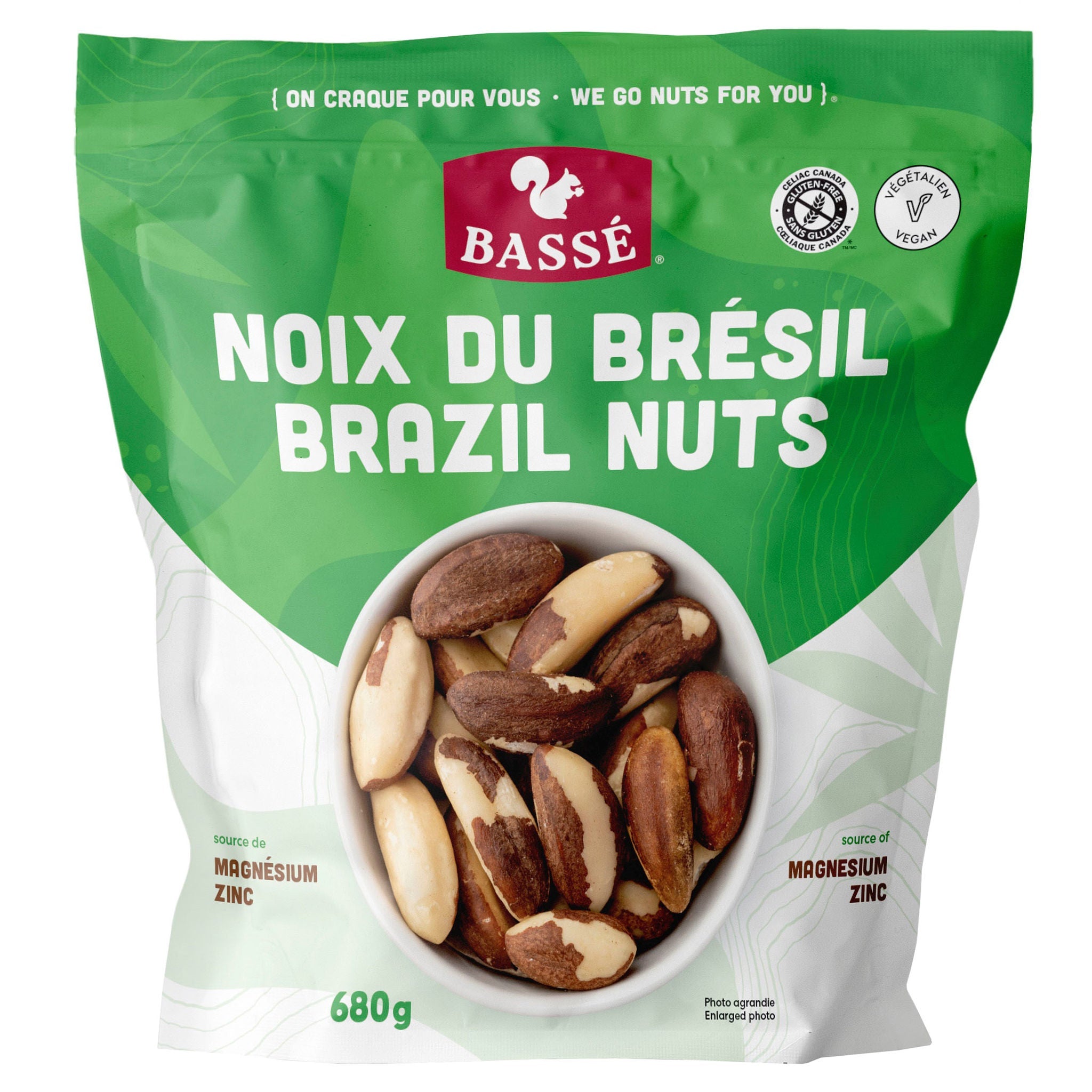 Bassé 原粒巴西果仁 無麩質純素 (680g) 產品圖片 1