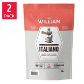Café William Espresso Italiano 公平貿易有機咖啡豆 (908g x 2包) 產品圖片 1